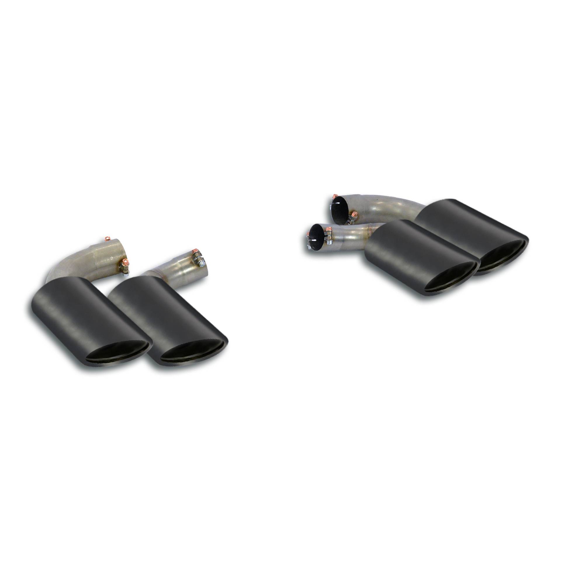 4 Sortie kit Droite - Gauche 120x80 Gun Metal Grey  