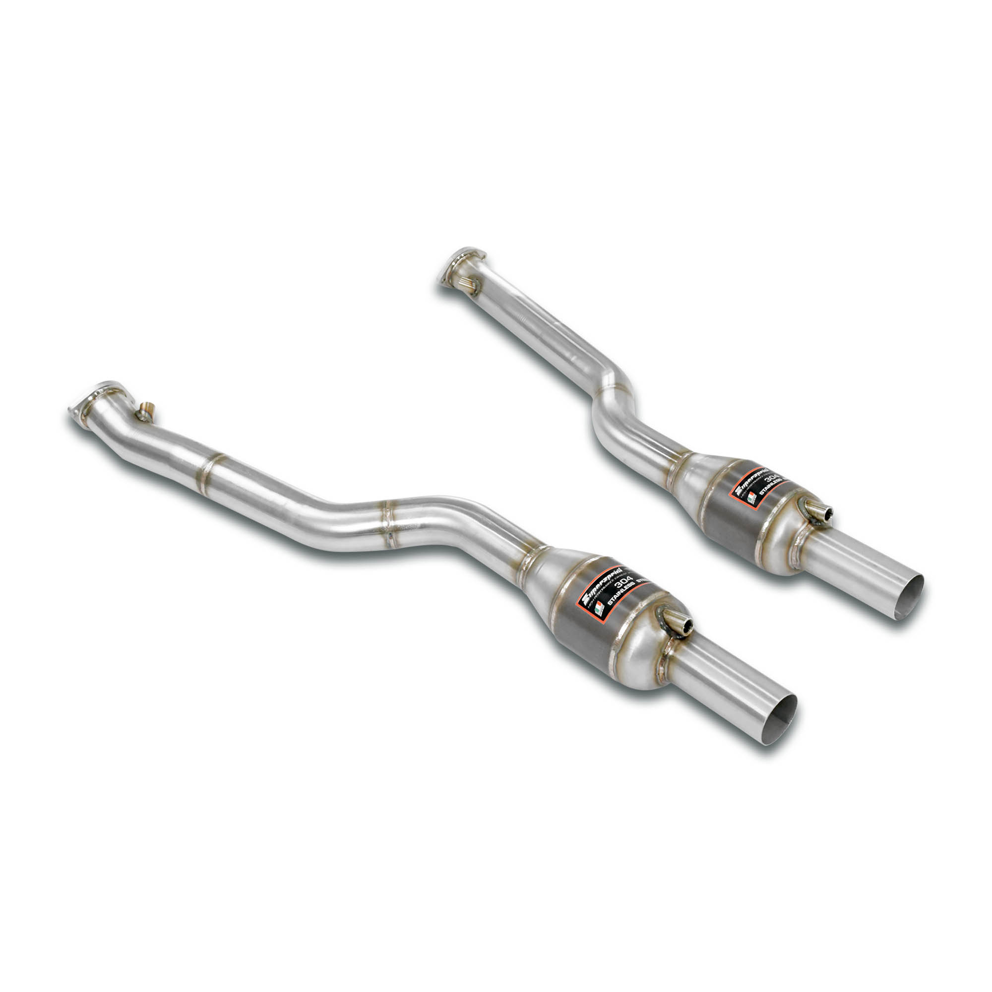 Vorschalldämpfer mit Sport Metallkatalysator Rechts + Links