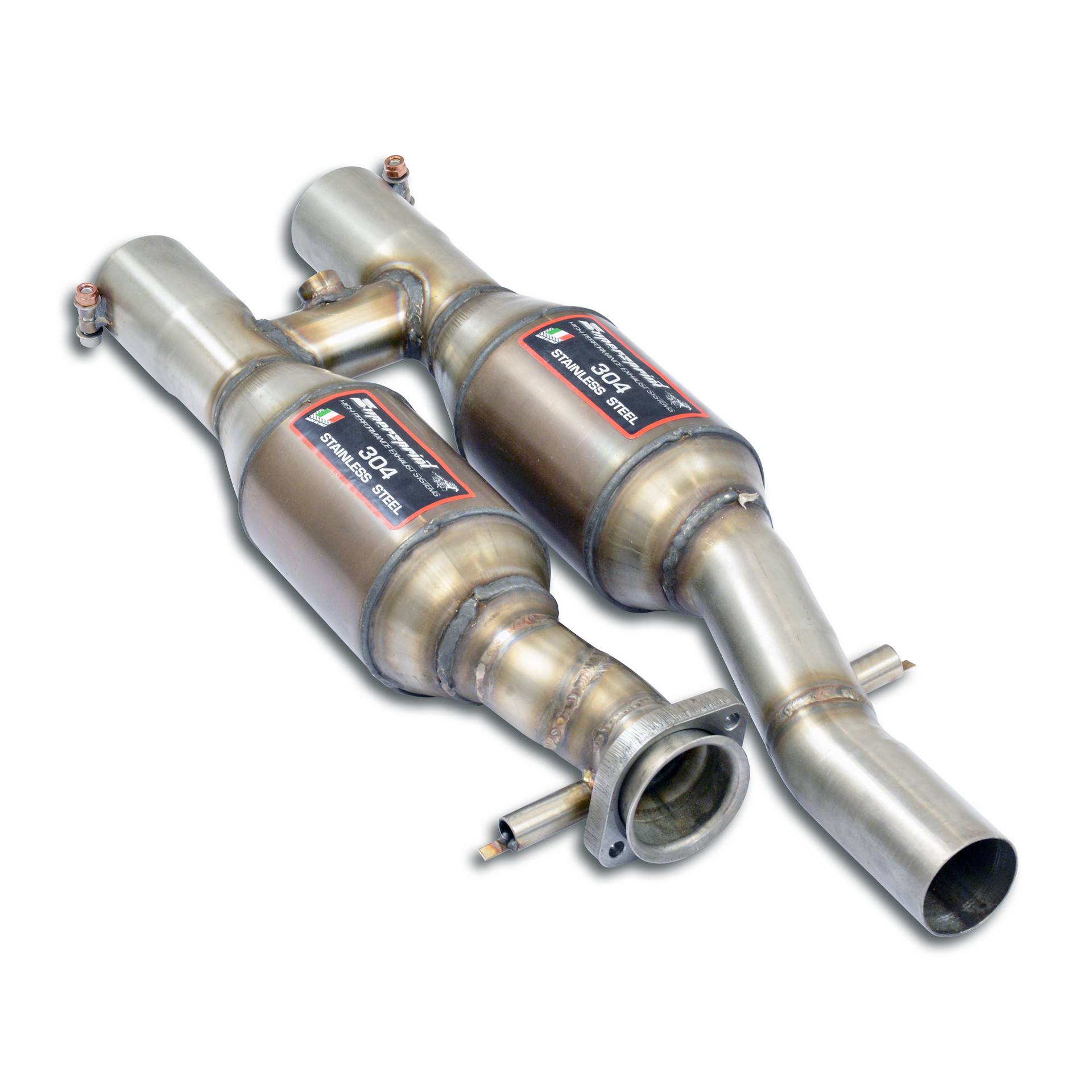 Front Metallic catalytic right - left