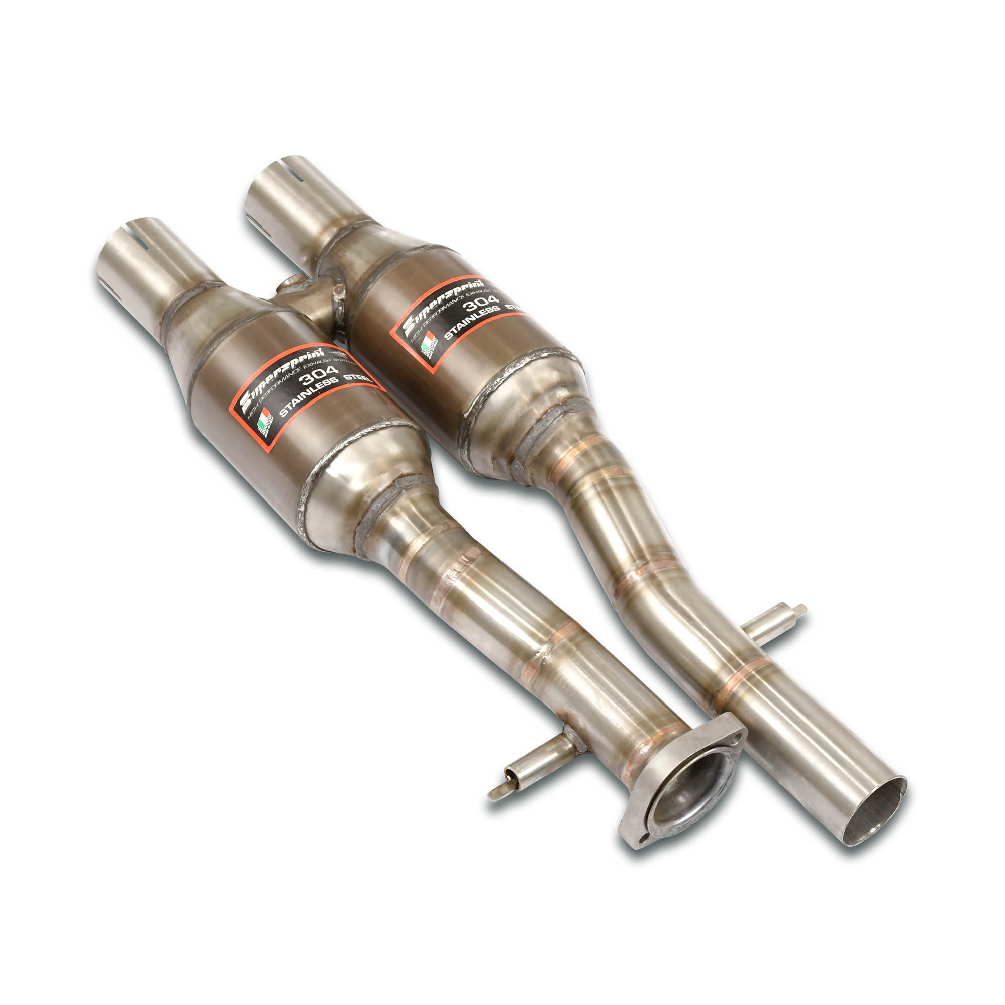 Front Metallic catalytic right - left