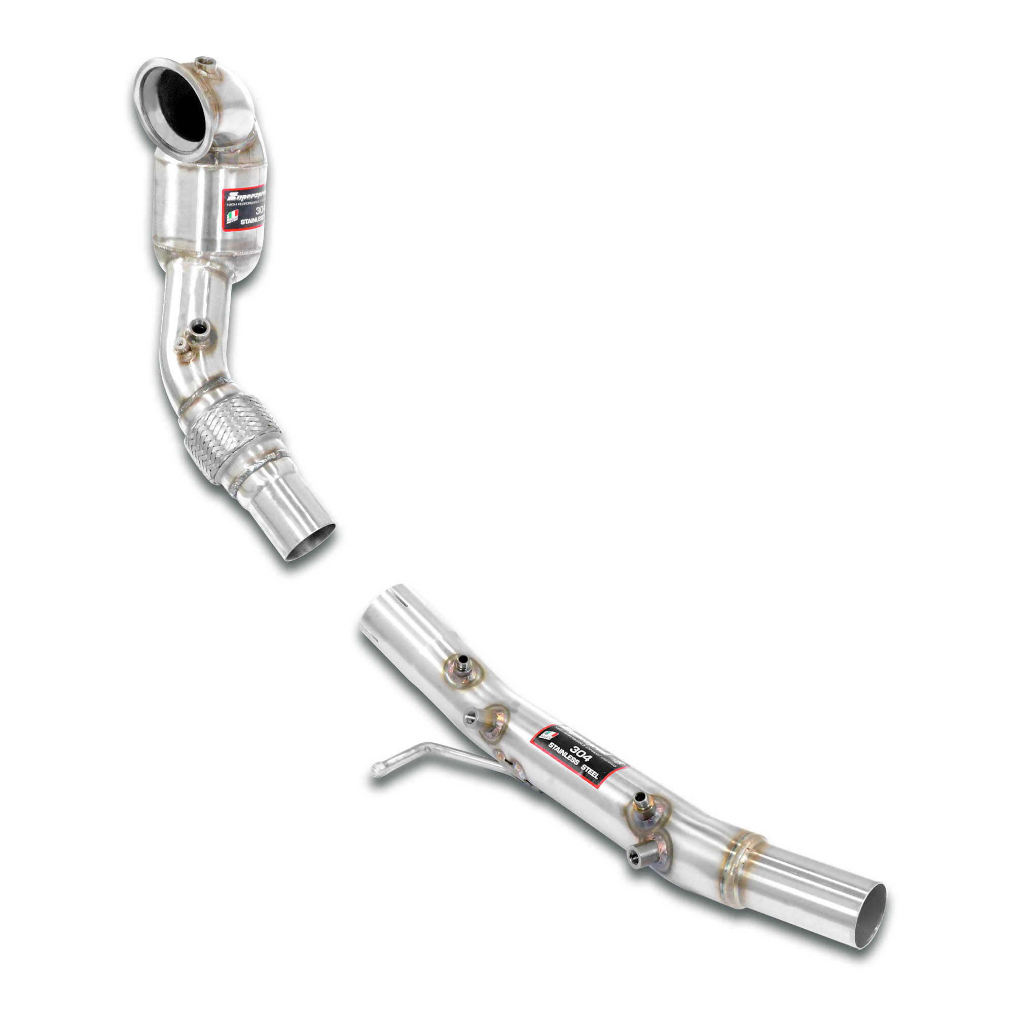 Turbo downpipe kit + Metallic catalytic converter 200 CPSI (Deletes GPF)