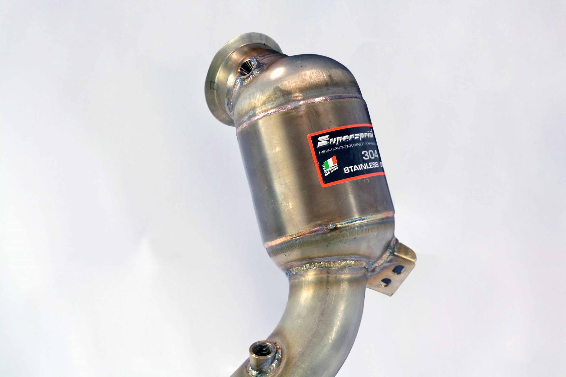 Downpipe Links + Hauptkatalysator