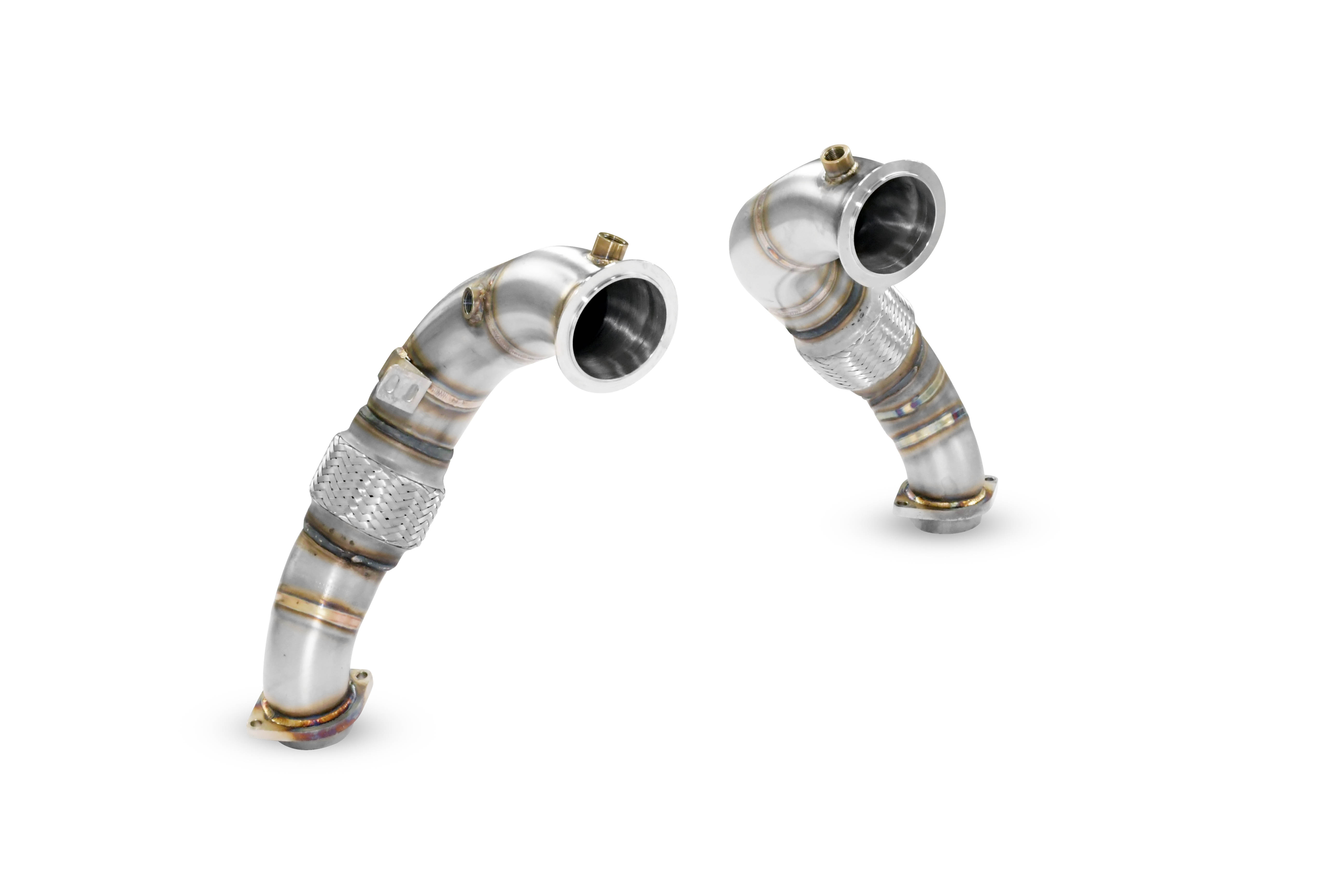 Turbo downpipe kit Derecho - Izquierdo  (Reemplaza catalizador convertidor)