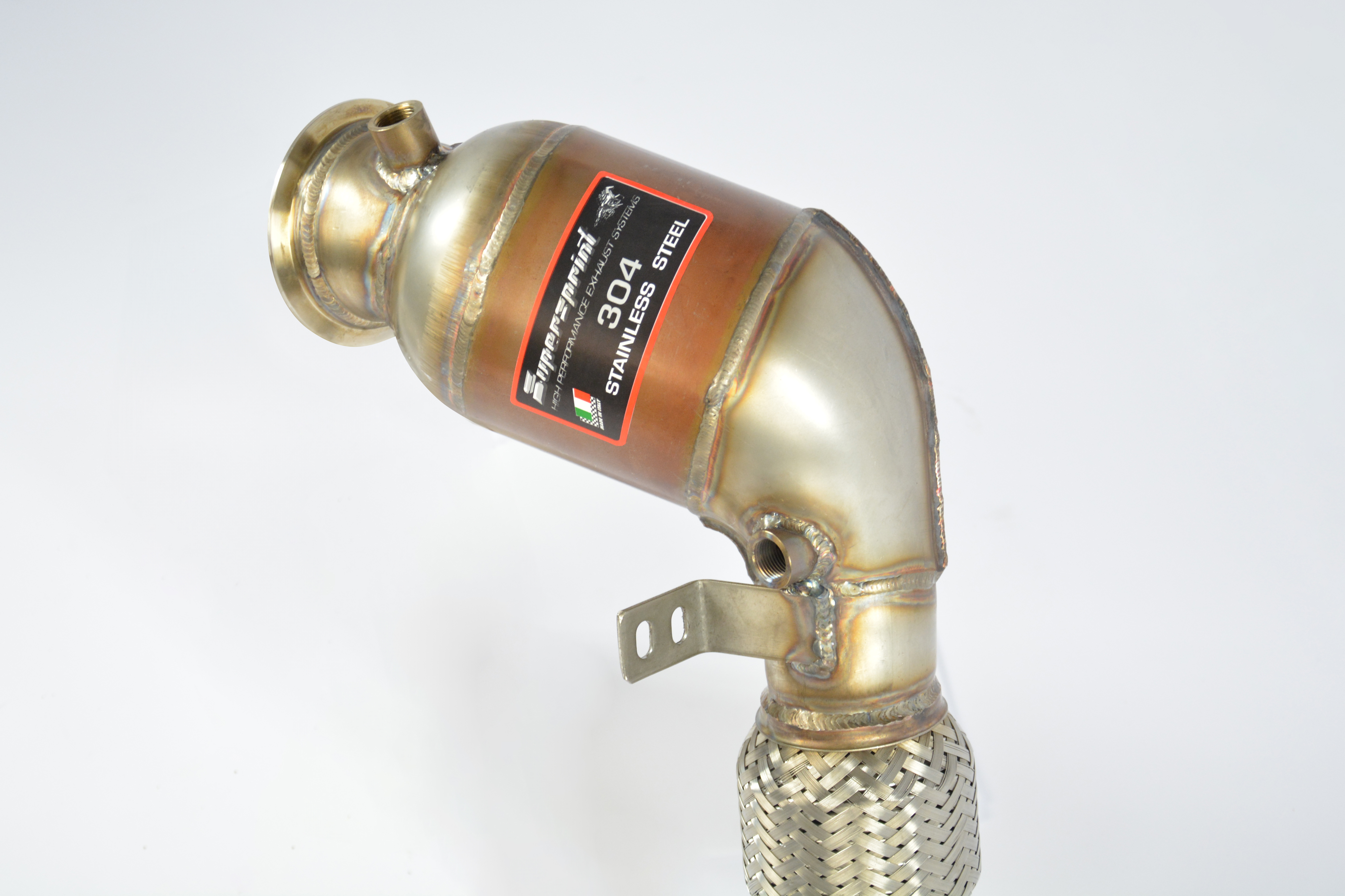 Kit tubo turbina + Catalizzatore metallico sinistro