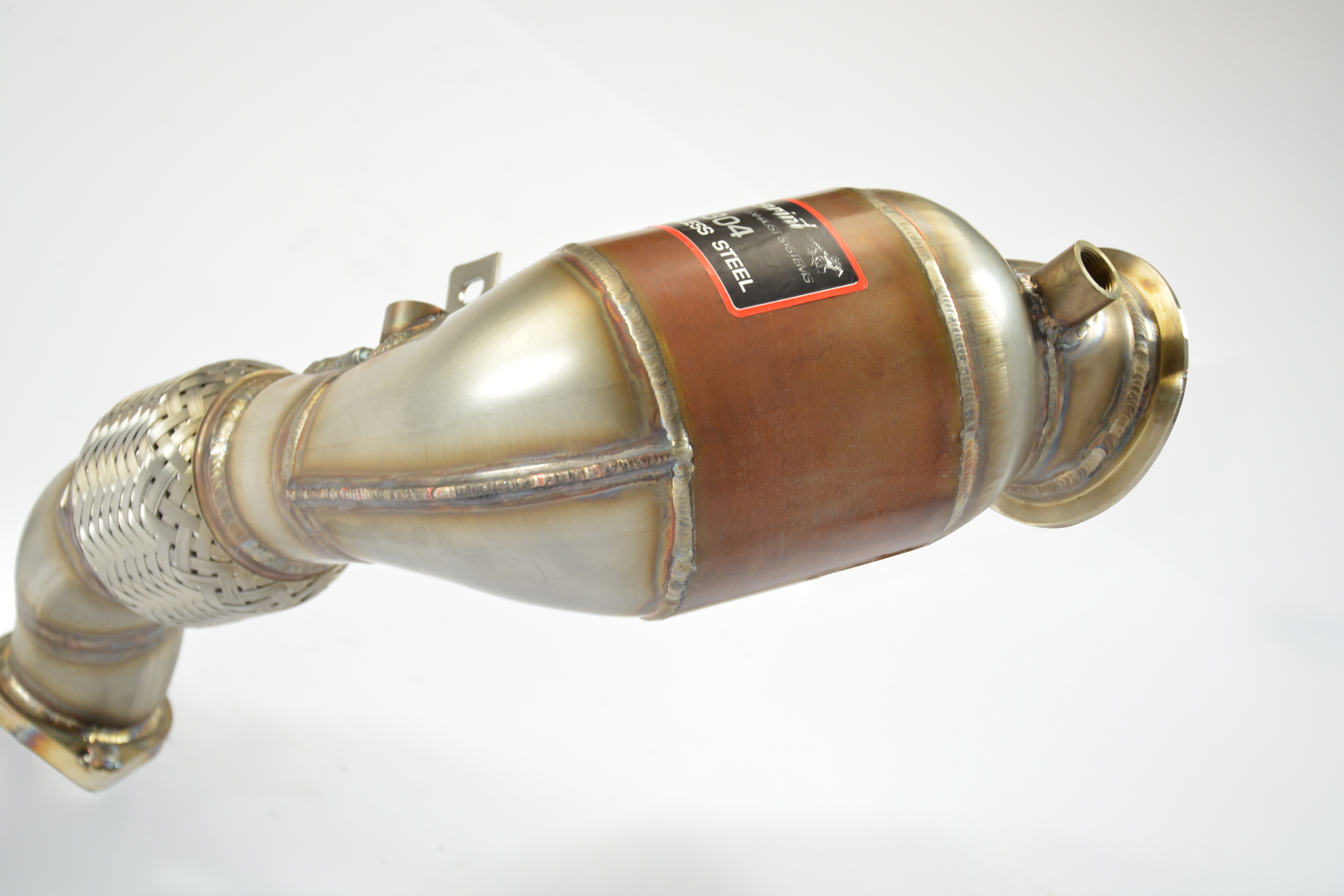 Kit tubo turbina + Catalizzatore metallico sinistro