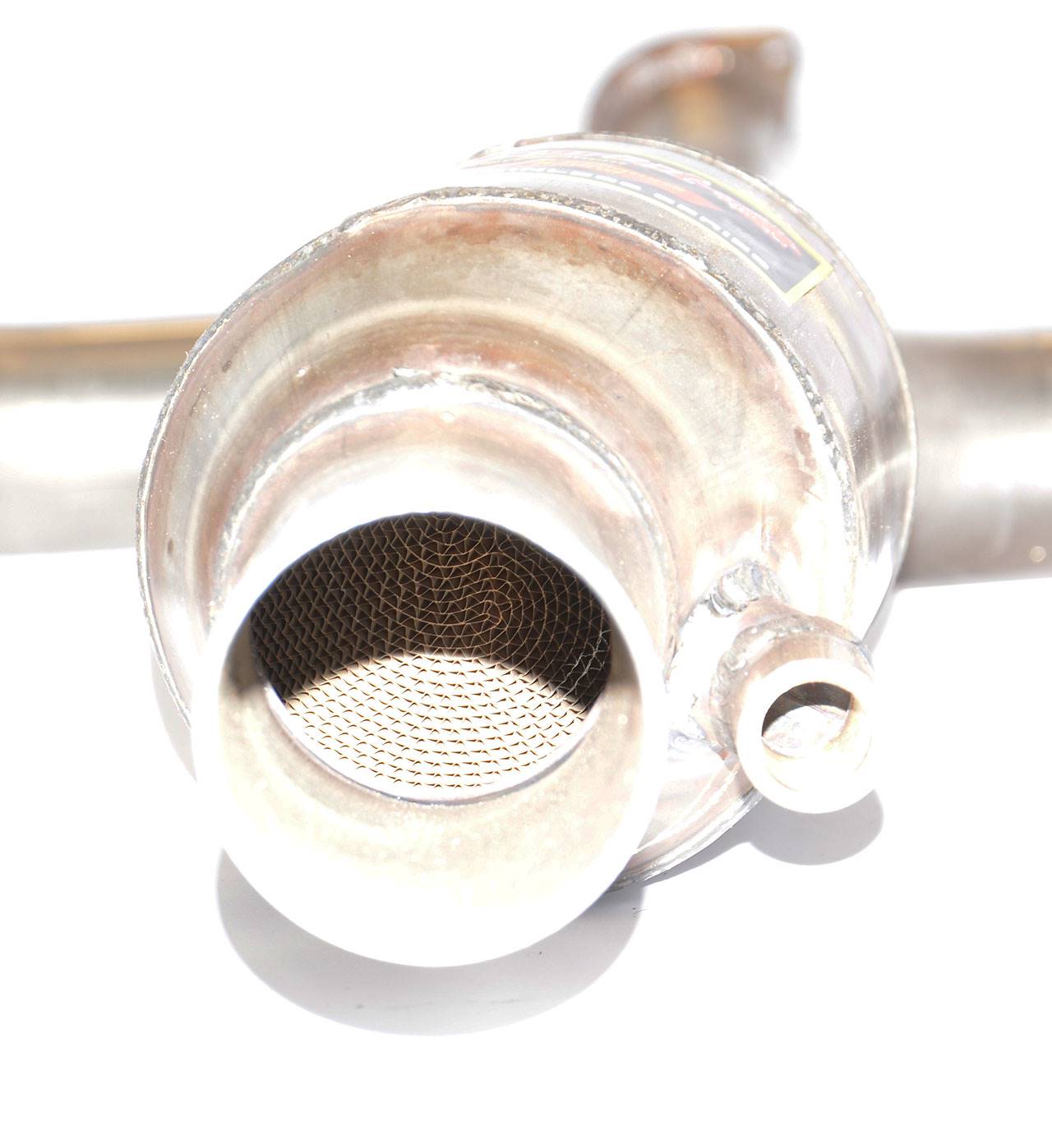 Front exhaust with metallic catalytic 200CPSI Right + Left