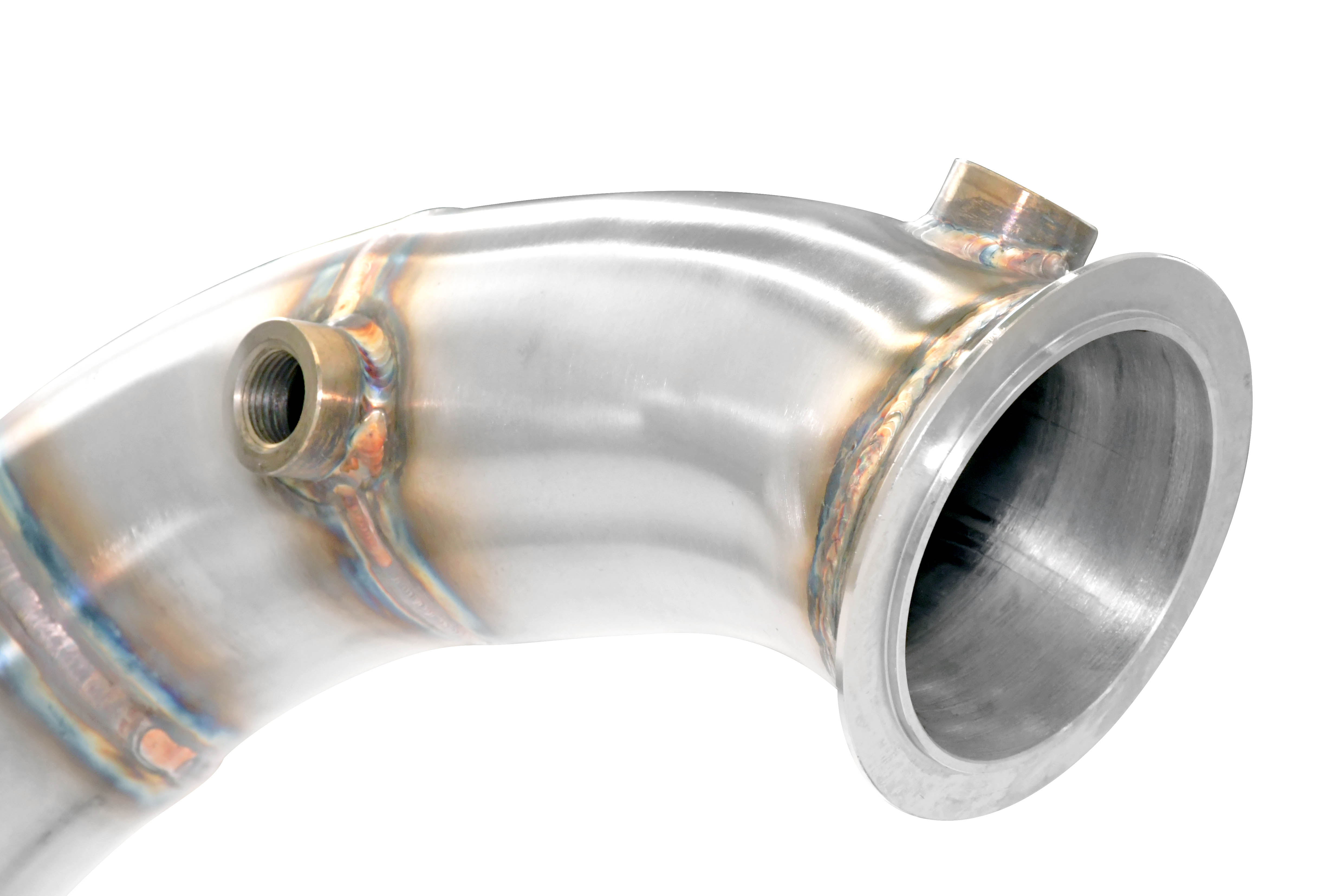 Turbo downpipe kit Derecho-Izquierdo (Reemplaza catalizador)
