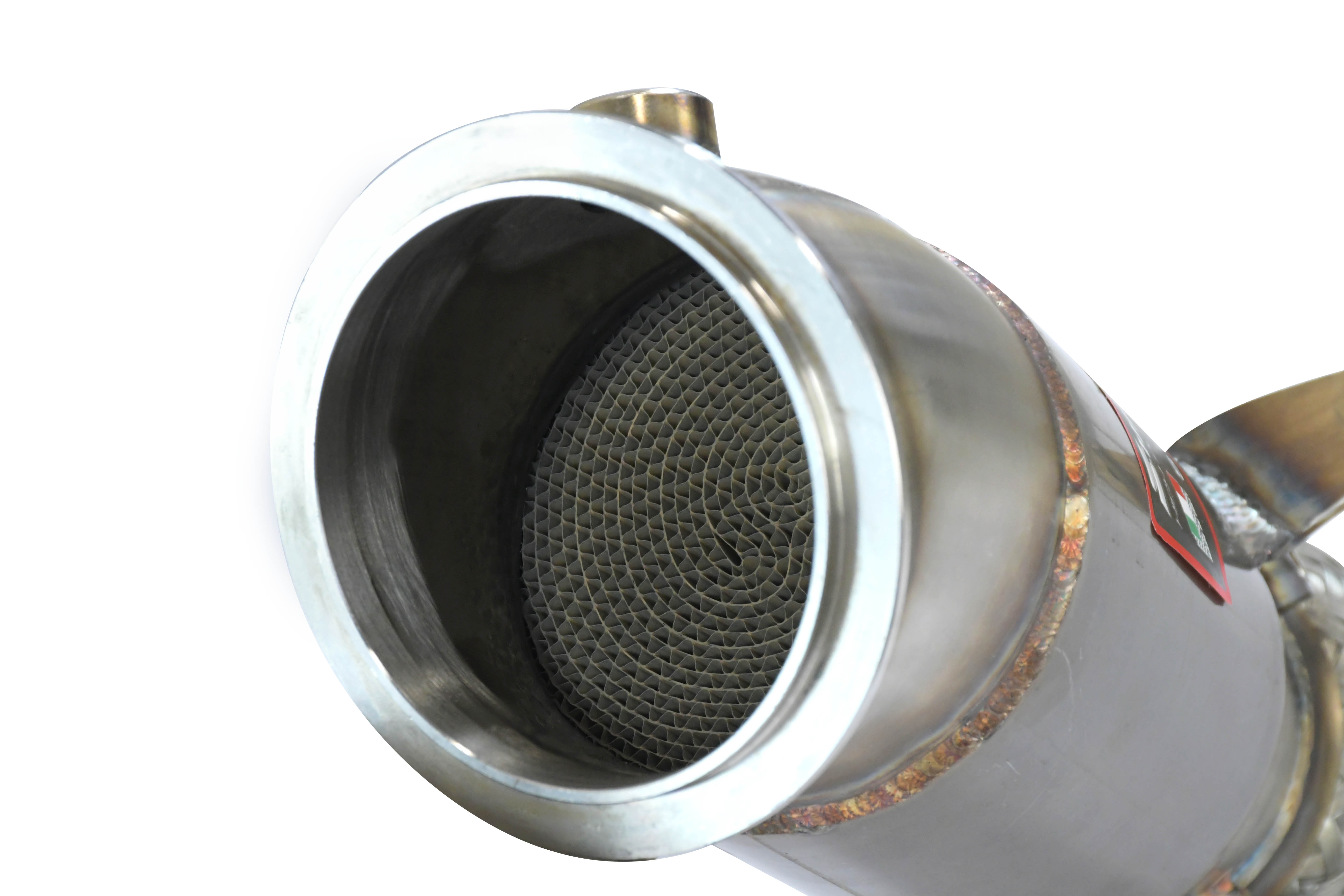 Downpipe + Catalizzatore metallico 200CPSI