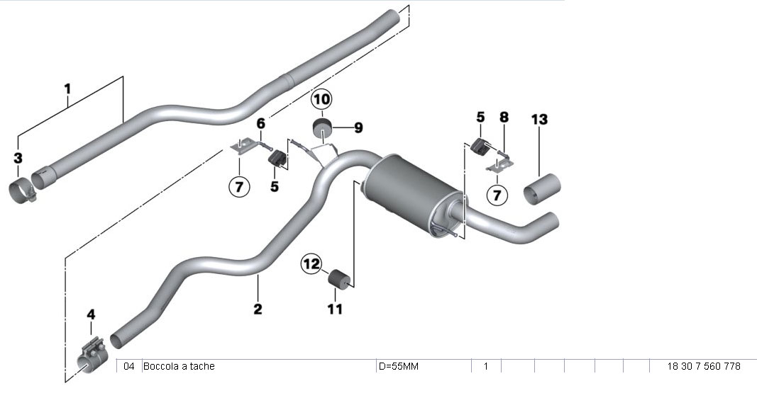 Front exhaust