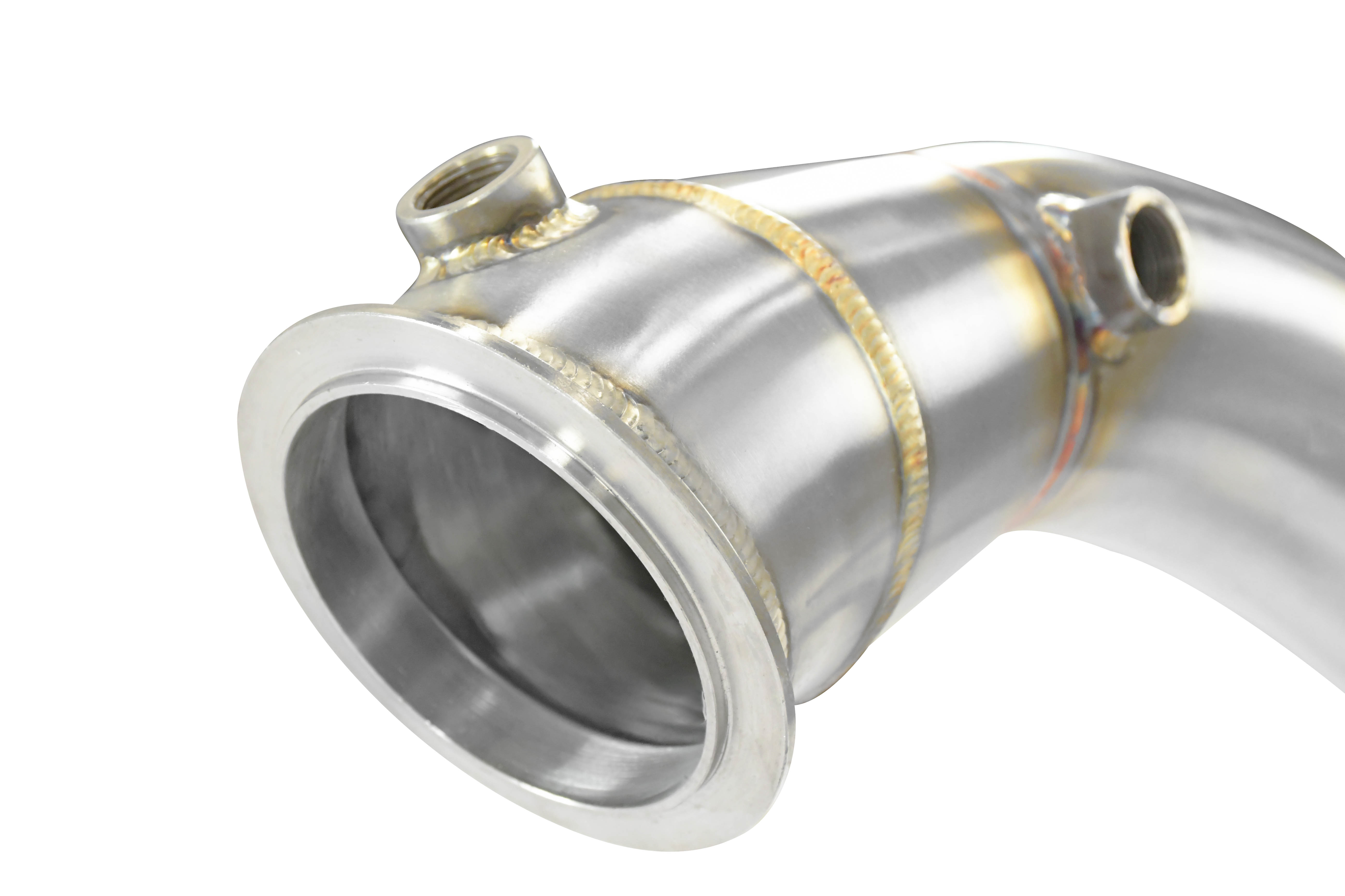 Turbo Descente tube Droite - Gauche  (remplace catalyseur) Compatible avec le système Cat.-Back d'origine
