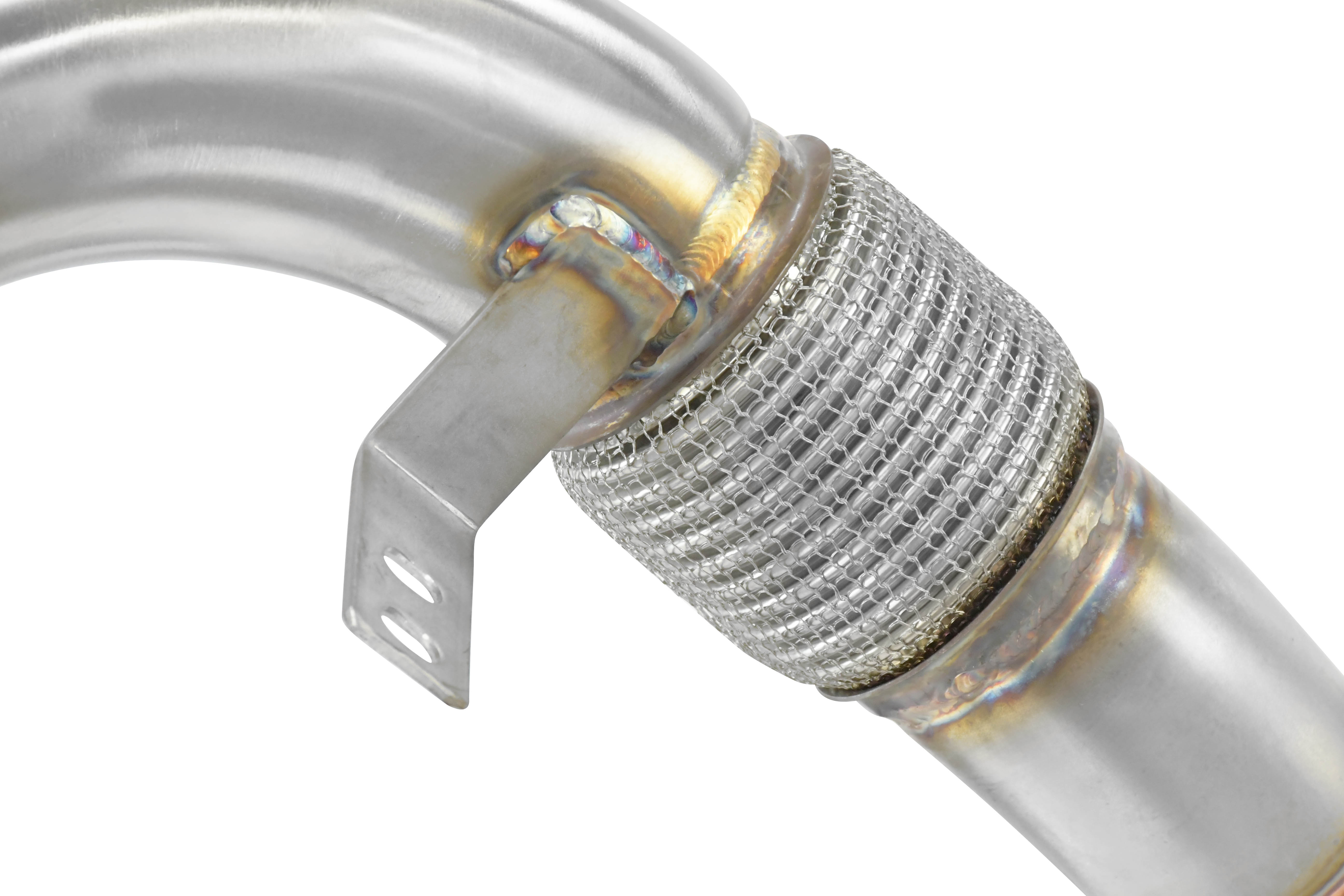 Turbo downpipe kit Derecho-Izquierdo (Reemplaza catalizador) Accepts the stock Cat.-Back system