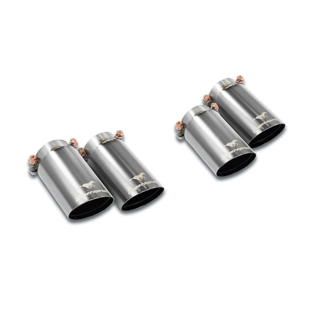 Endpipe kit Gun Metal Grey OO80 Right - OO80 Left