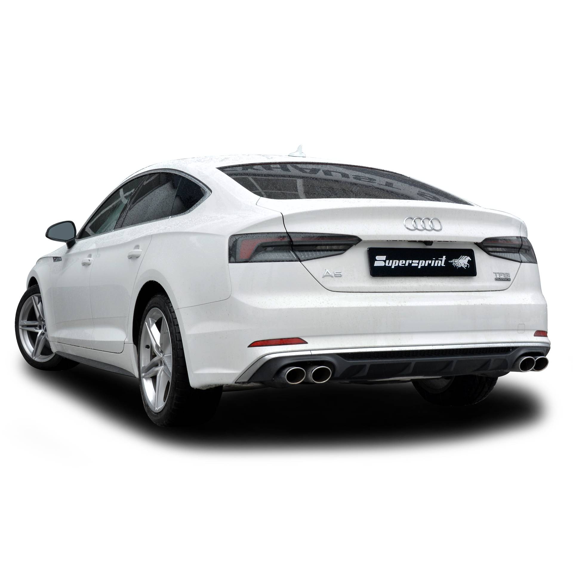 Neue Supersprint Auspuff für AUDI A5 B9 QUATTRO (Coupè / Cabrio) 2.0 TFSI (252 PS) 2017 ->
