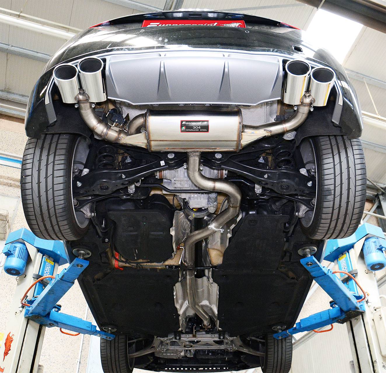Performance Sport Exhaust For Tt Type 8s Mk3 With Bypass Valves
