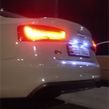 Audi S6 C7 avec ligne d'échappement complète Supersprint