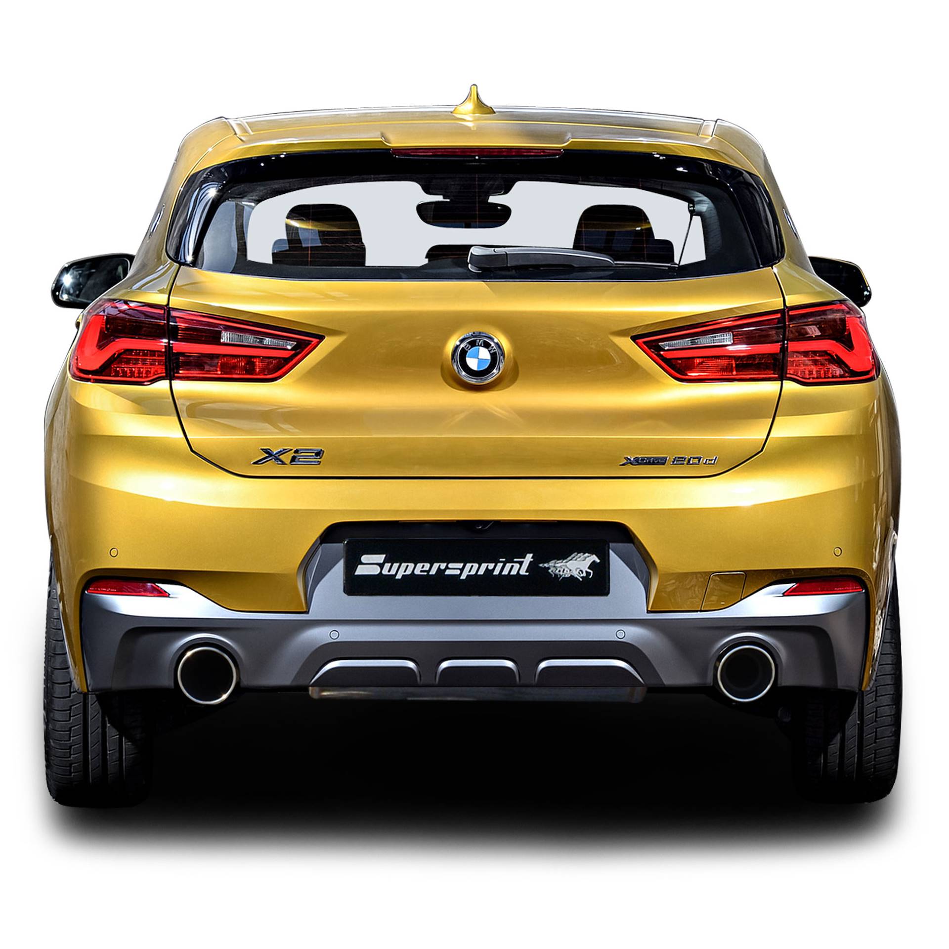 Neue Supersprint Auspuff für BMW F39 X2 20d xDrive (2.0d B47 Motor - 190 Hp) 2017 ->