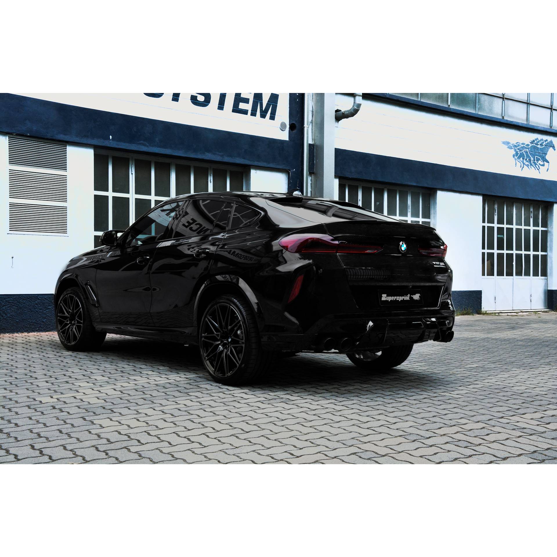 Supersprint Auspuff für BMW F96 X6 M Competition X-Drive 4.4i V8 (S63M - 625 PS - Modelle mit OPF) 2020 ->