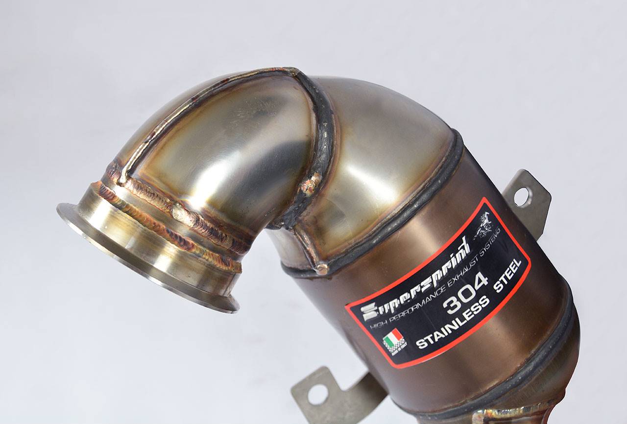 Turbo downpipe kit mit Sport Metallkatalysator 200 CPSI