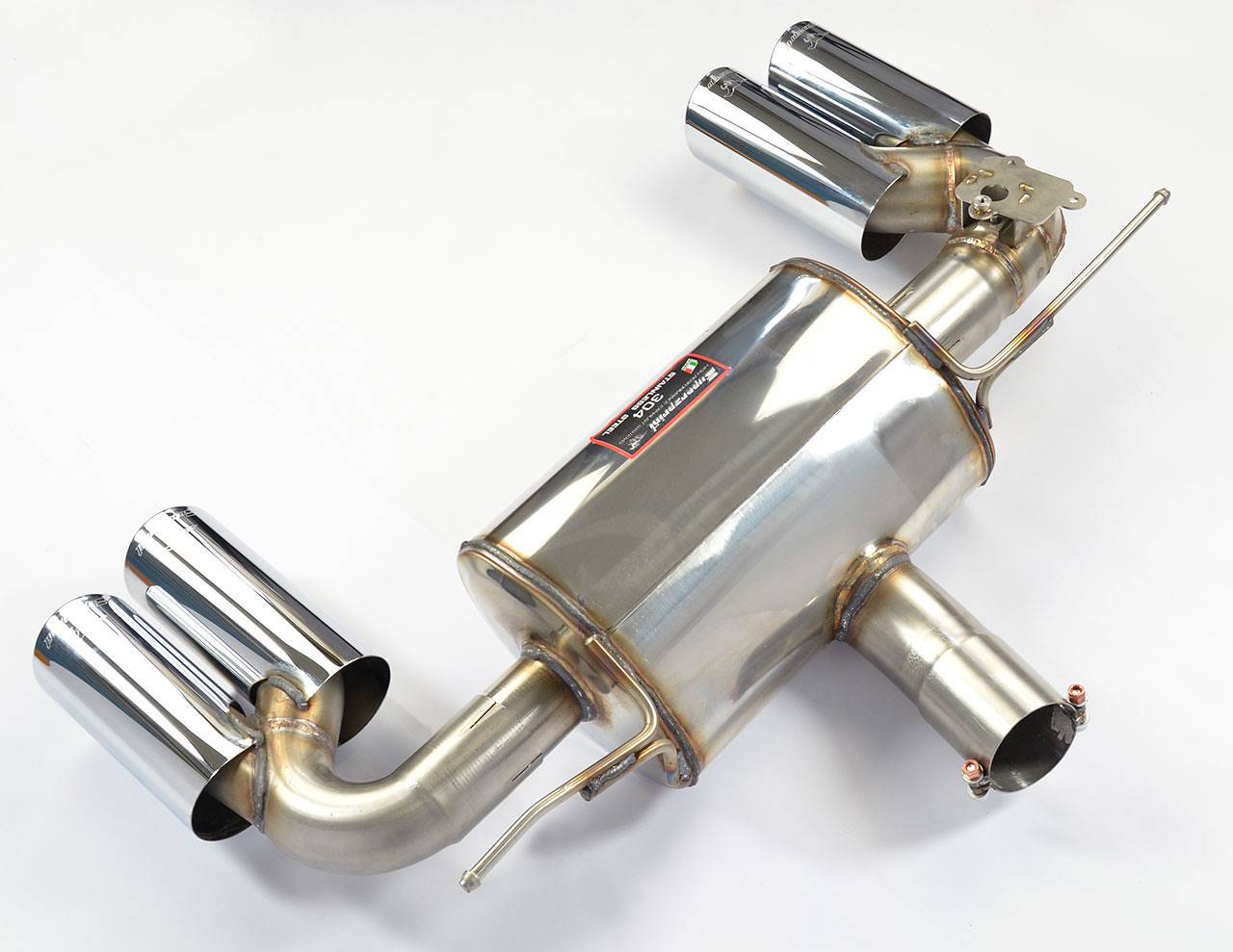 Silencieux arrière OO80 Droite + OO80 Gauche avec valve