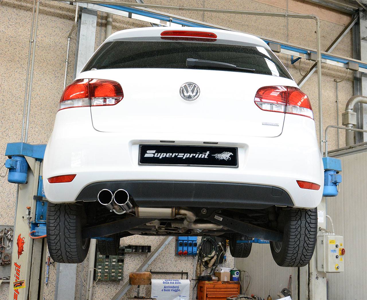 Performance sport exhaust for VW mk6 2.0 TDI 4-Motion, VW GOLF VI 2.0 TDI 4-Motion (140 Hp) 2009 -> 2012, Volkswagen, exhaust systems