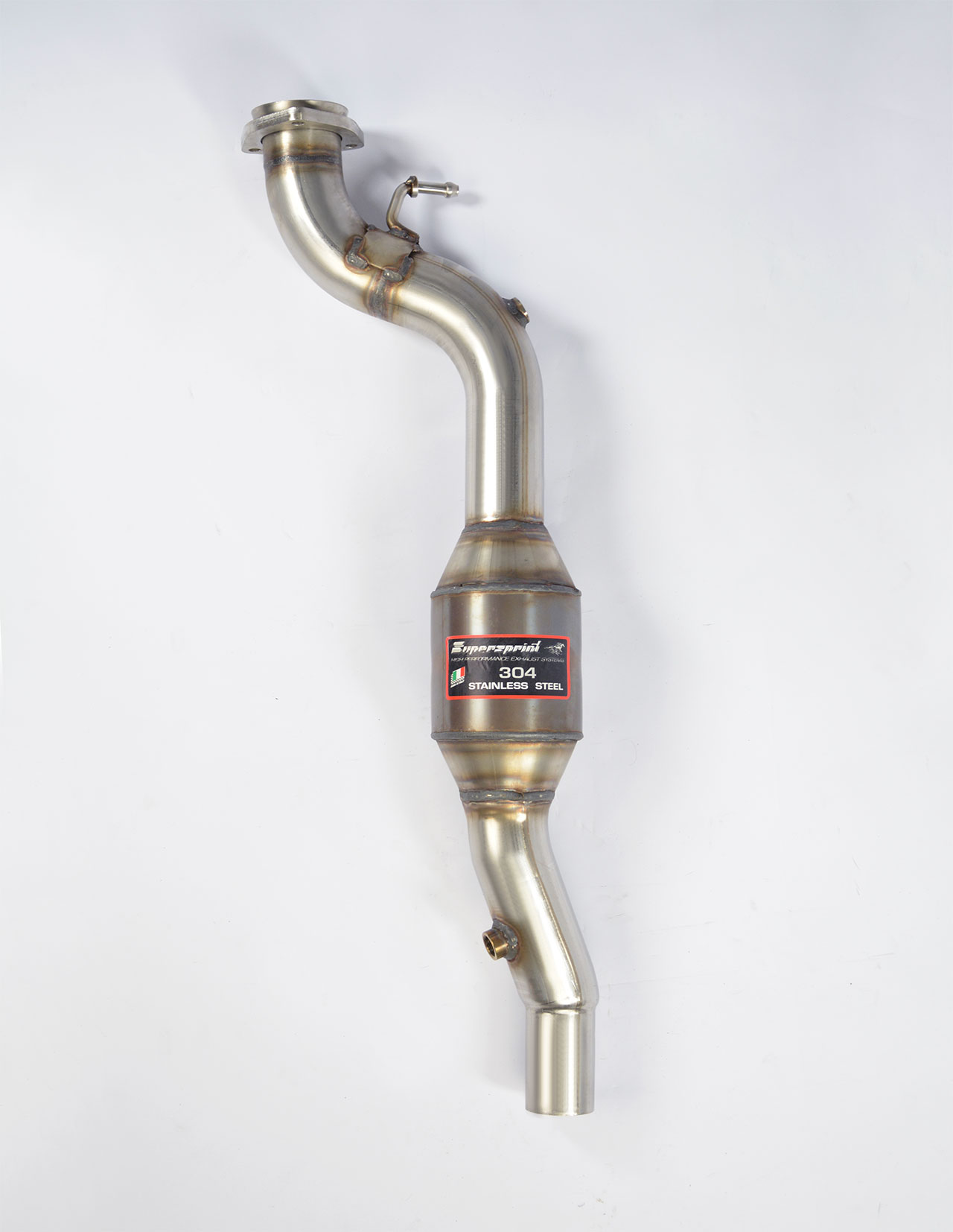Tube avant avec catalyseur métallique Gauche