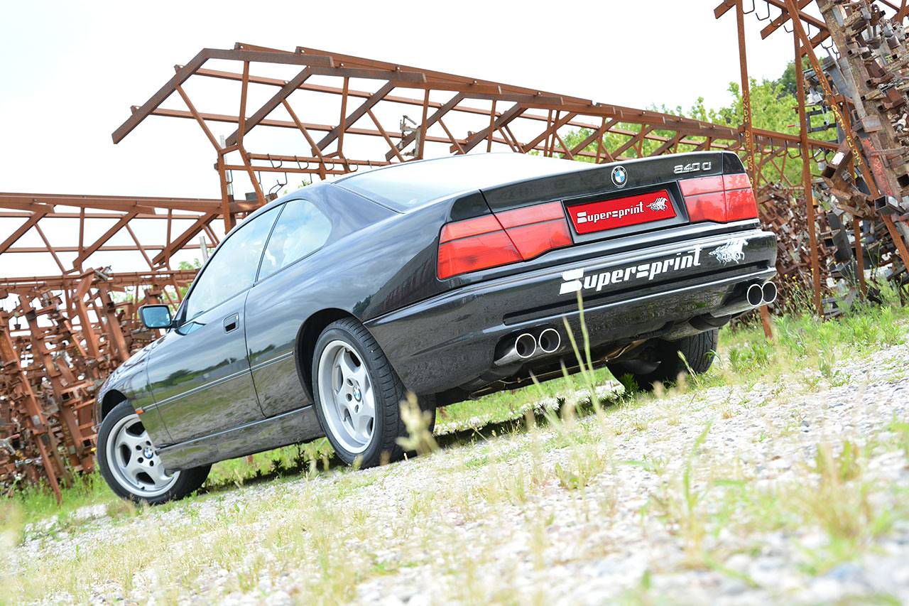 BMW E31 840Ci V8 avec système d'échappement complet Supersprint