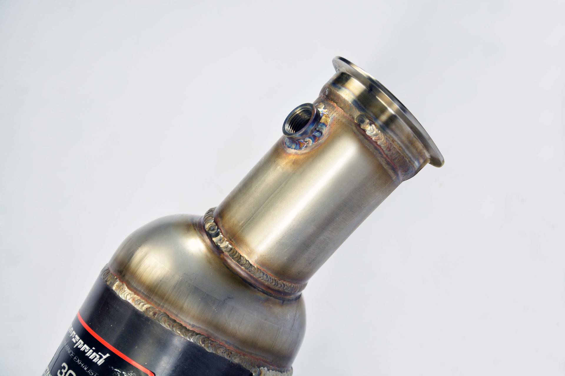 Downpipe sinistro + Catalizzatore metallico 200CPSI