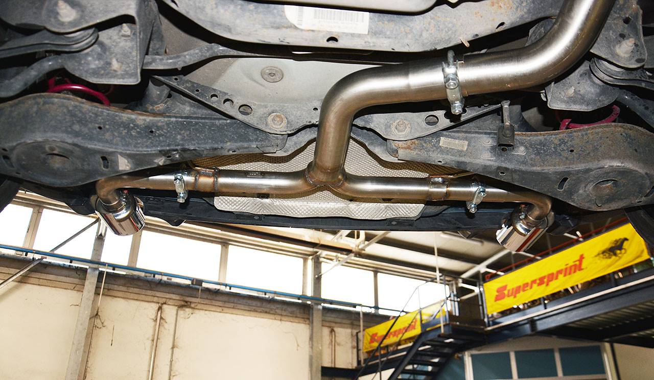 Rear pipe Y-Pipe Right - Left (Muffler delete)