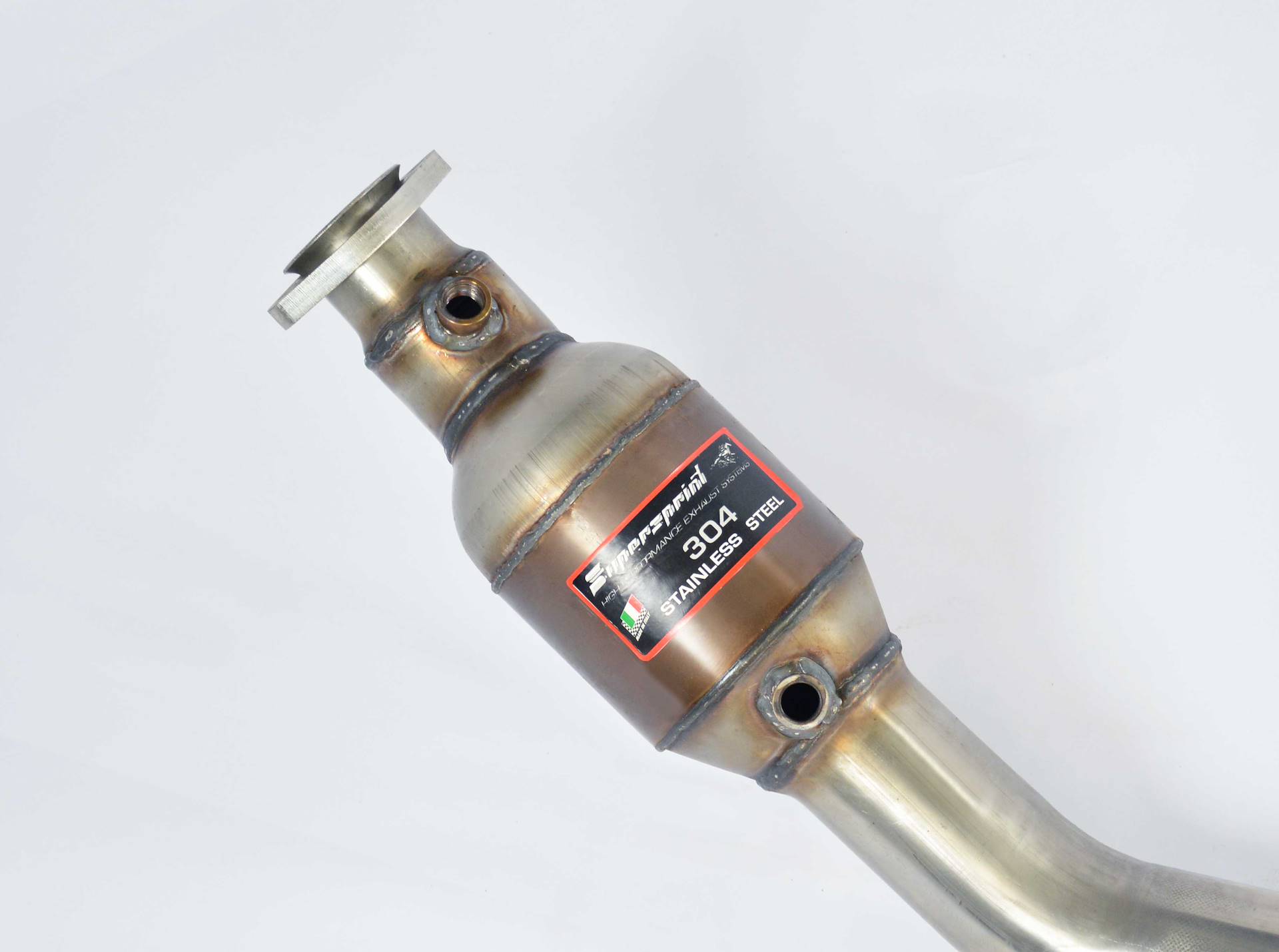 Turbo Descente tube +  Catalyseur métallique Droite