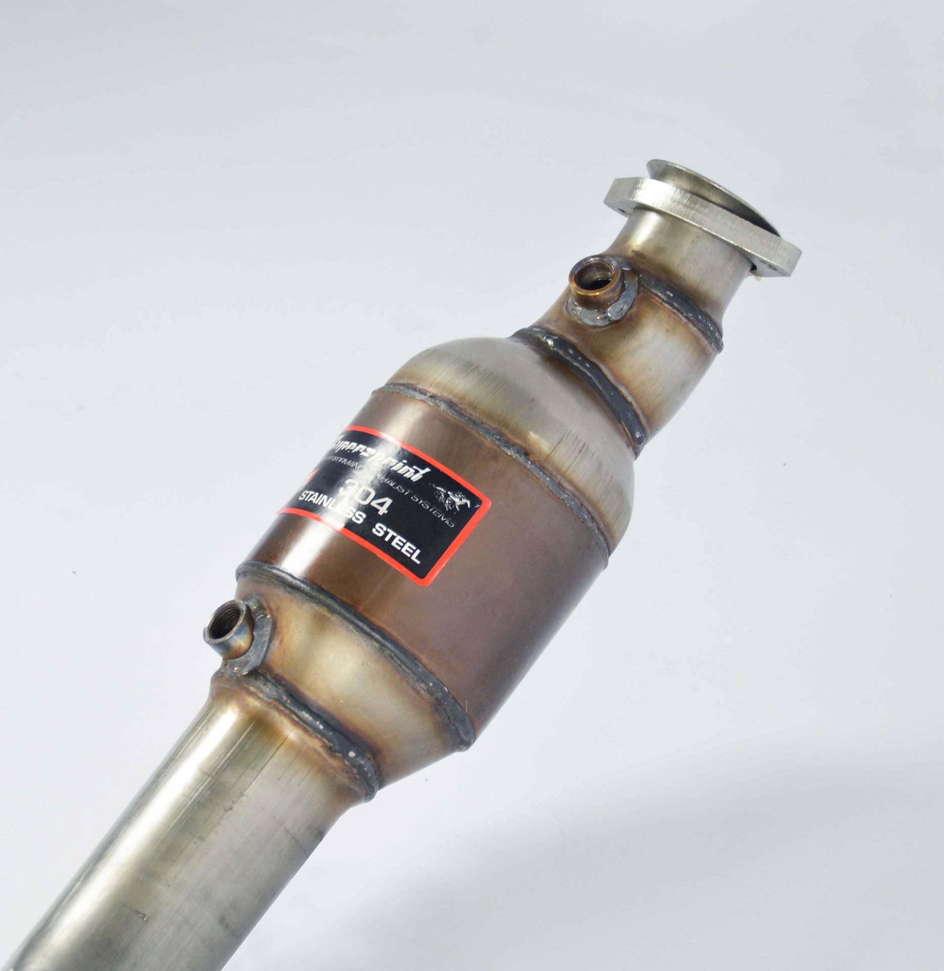 Turbo downpipe kit +  catalizador metalico derecho