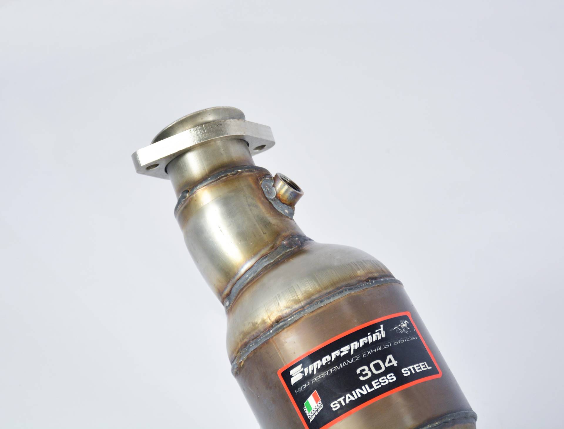 Turbo downpipe kit + Catalizador metalico izquierdo