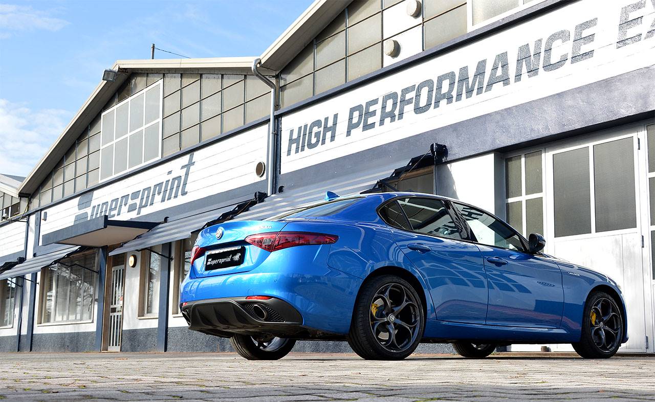 Alfa Romeo Giulia Veloce (280 Hp) - Supersprint exhaust system