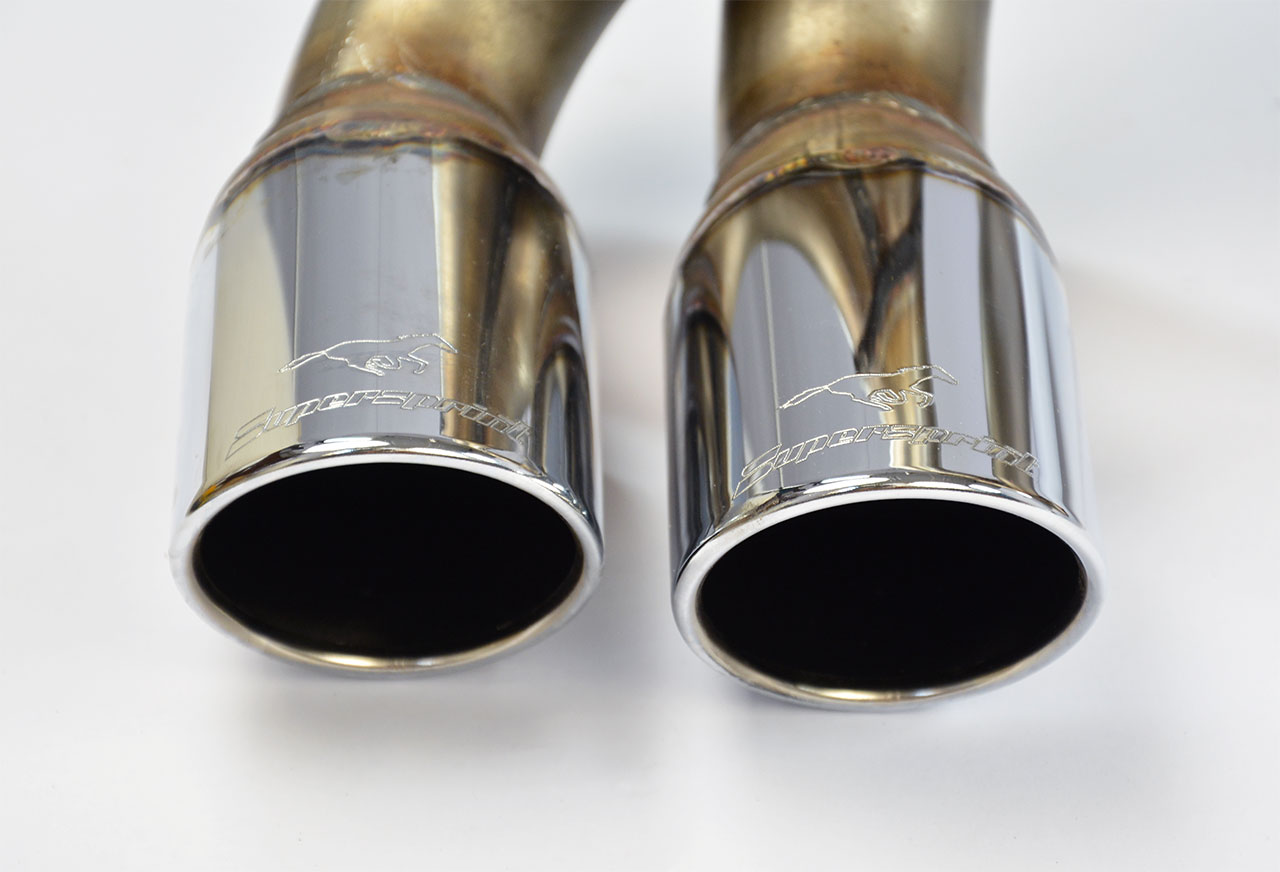 Endschalldämpfer Sport/Racing Rechts OO70 -  Links OO70 With By-Pass pipe for the stock valve