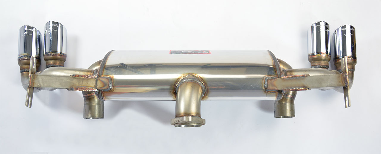Silencieux arrière Sport/Racing Droite OO70 - Gauche OO70 With By-Pass pipe for the stock valve