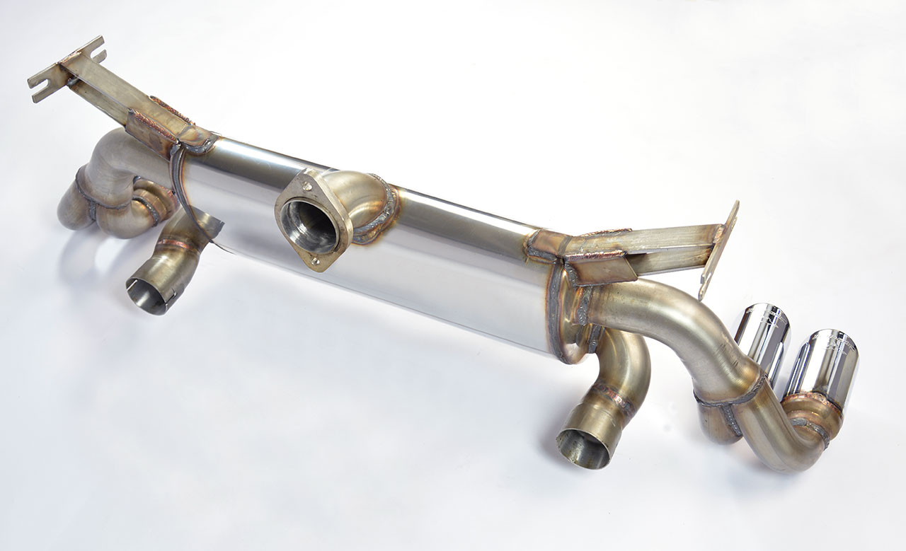 Silencieux arrière Sport/Racing Droite OO70 - Gauche OO70 With By-Pass pipe for the stock valve