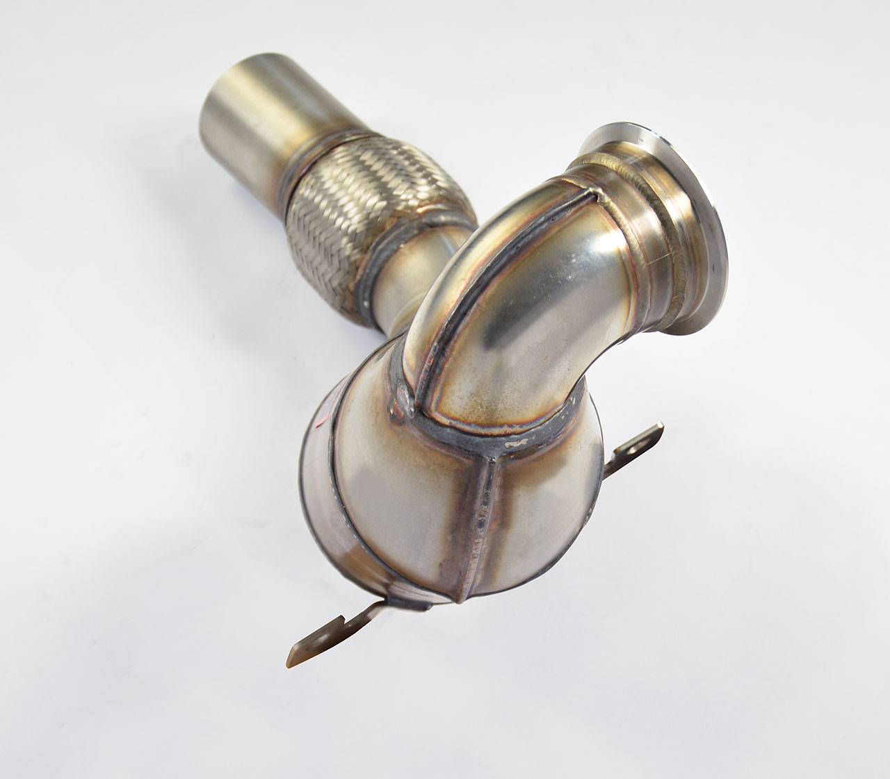 Turbo downpipe kit + Metallic WRC 100 CPSI catalytic converter For OEM centre exhaust