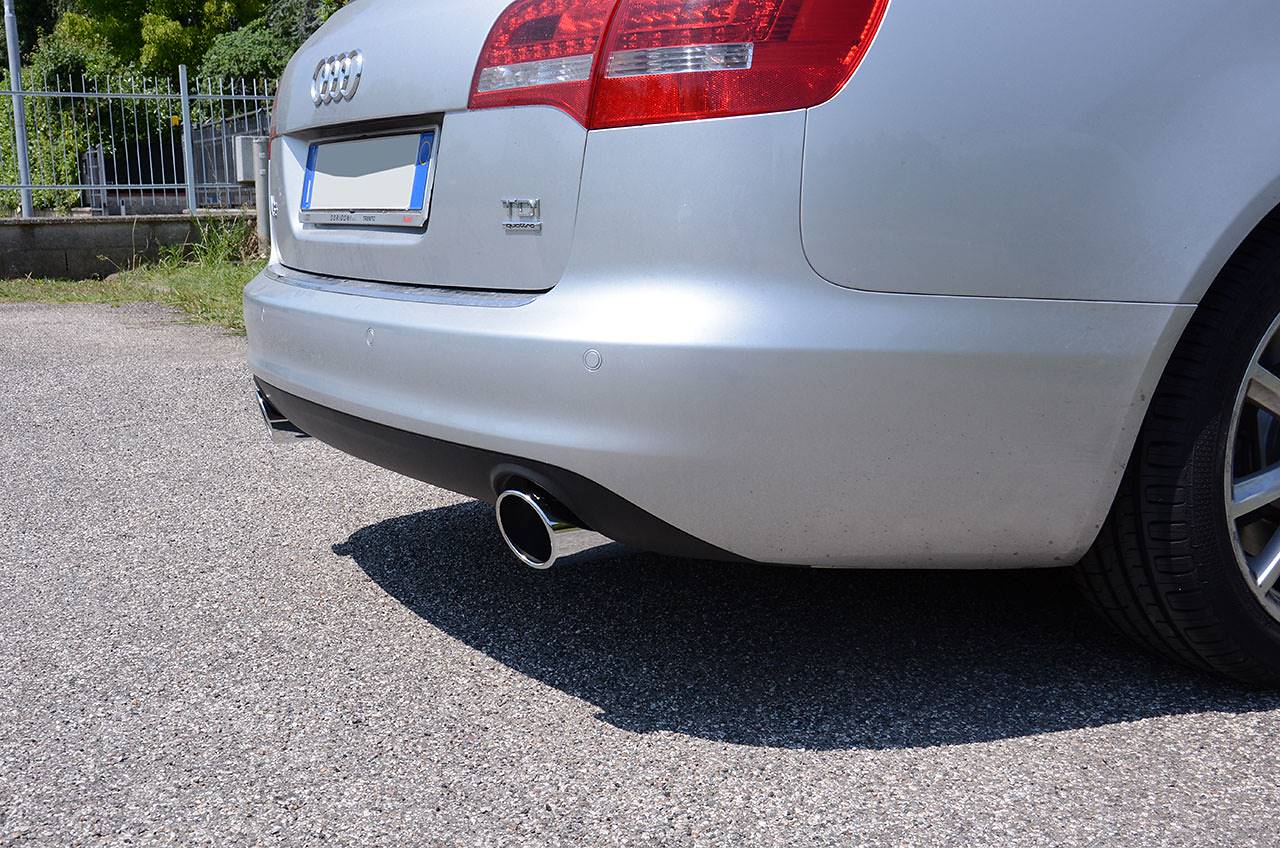 Rear pipe Left O100 (Muffler delete)