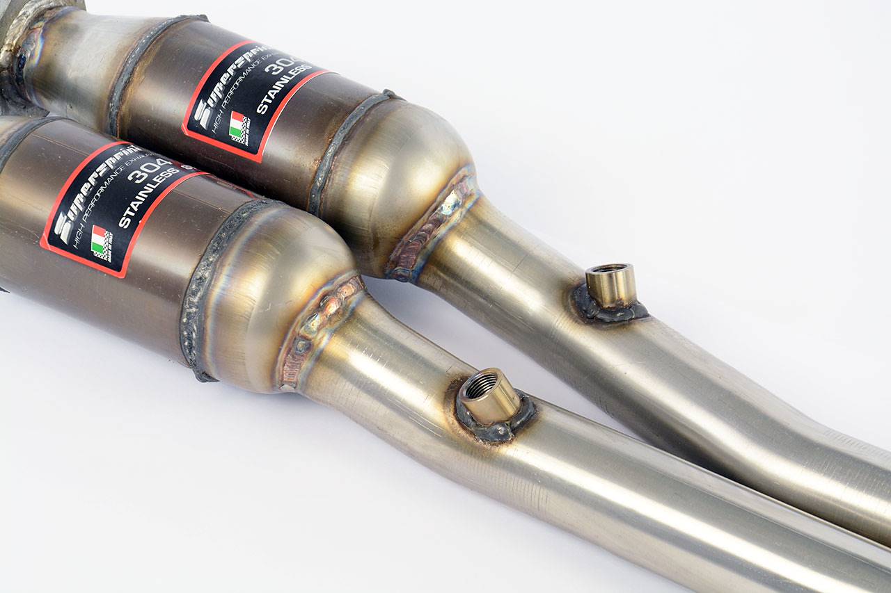 Catalizador metalico delantero Derecho-Izquierdo