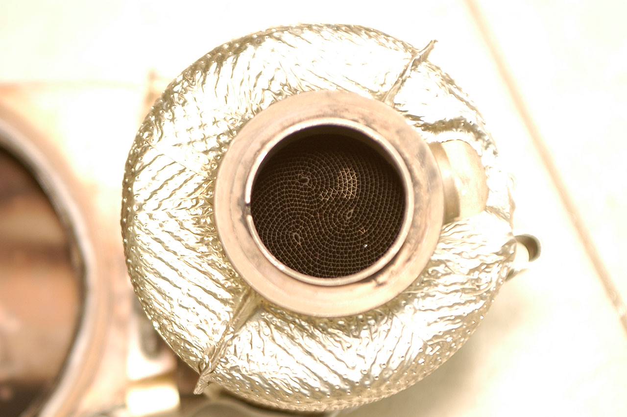 Turbo Downpipe (replaces diesel soot filter) With sensor bungs (Euro 6 engine)