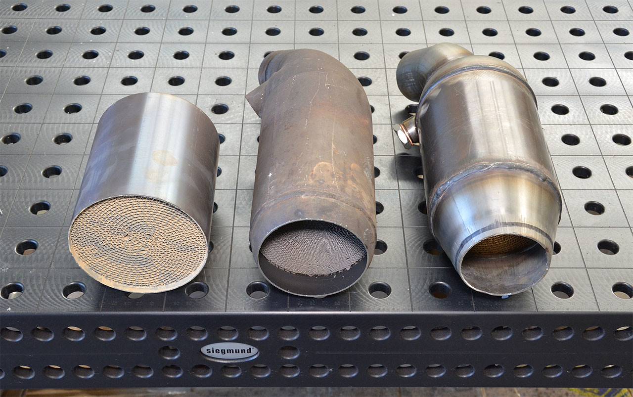 Catalyseurs métalliques HJS, 100CPSI pour collecteur d'origine (à souder)