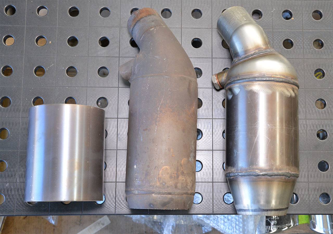Catalyseurs métalliques HJS, 100CPSI pour collecteur d'origine (à souder)