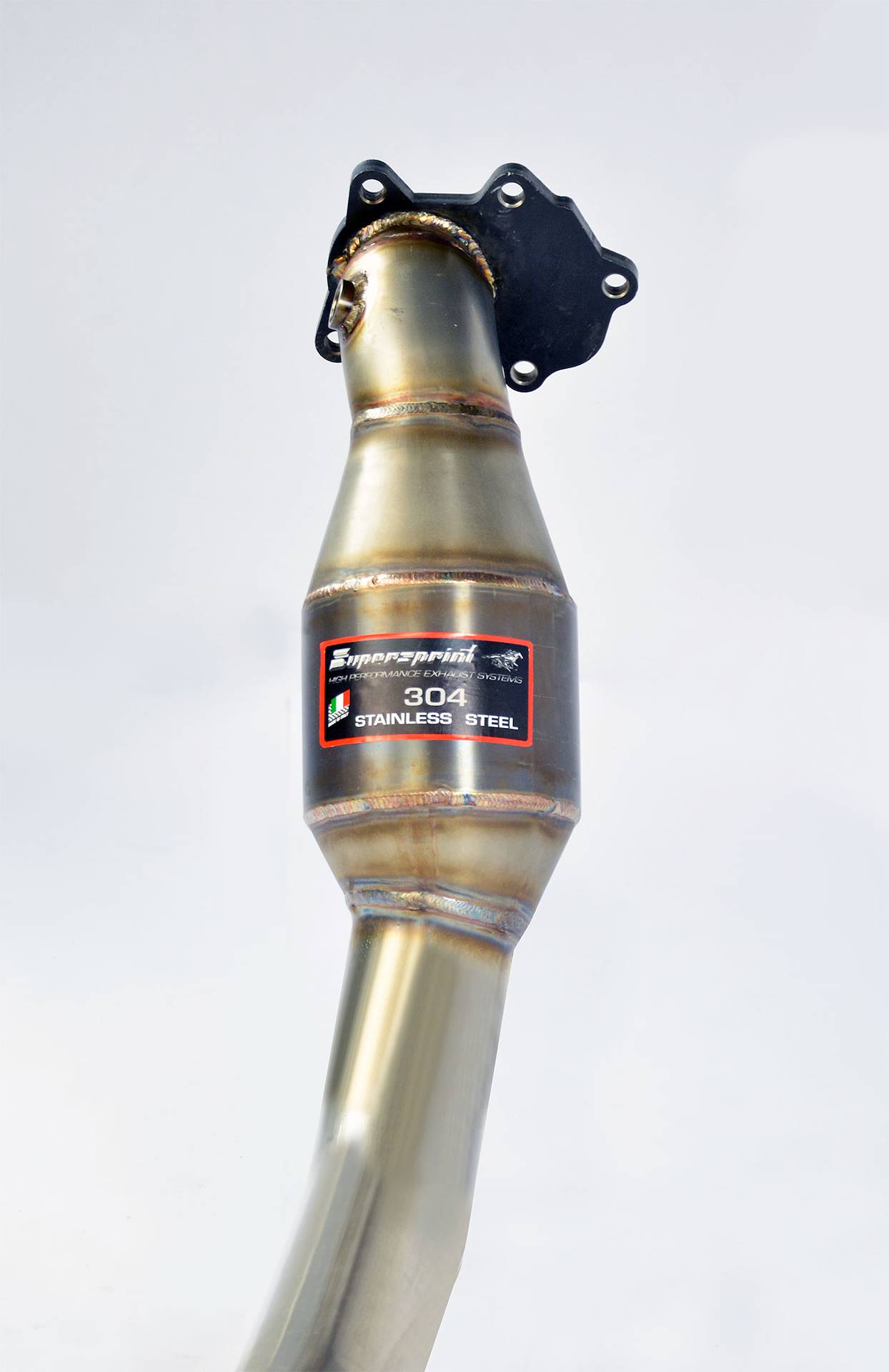 Downpipe con catalizador metalico