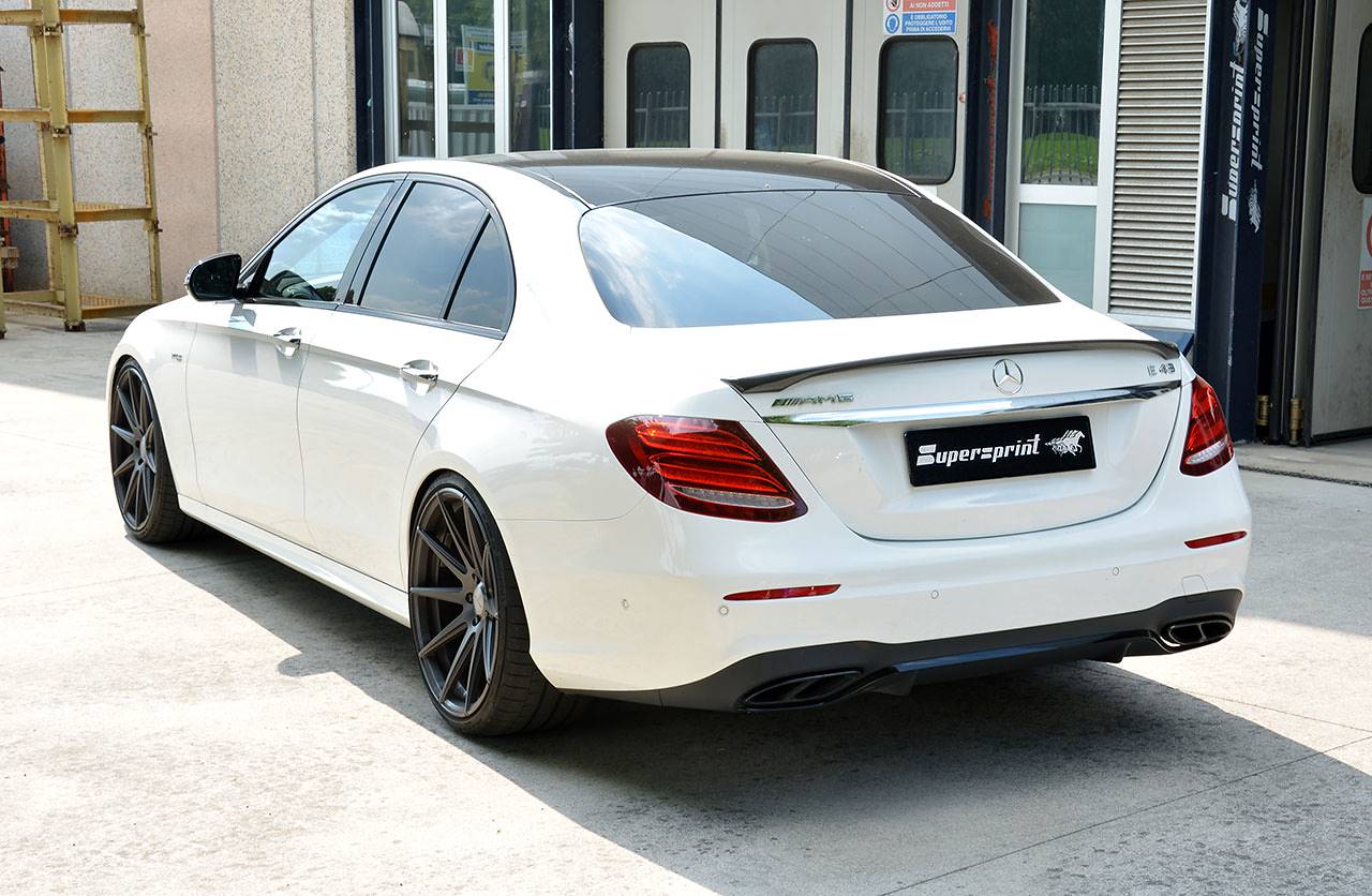 Supersprint Auspuff für MERCEDES W213 E 43 AMG 4-Matic (3.0i V6 Bi-Turbo 401 PS) 2017 ->