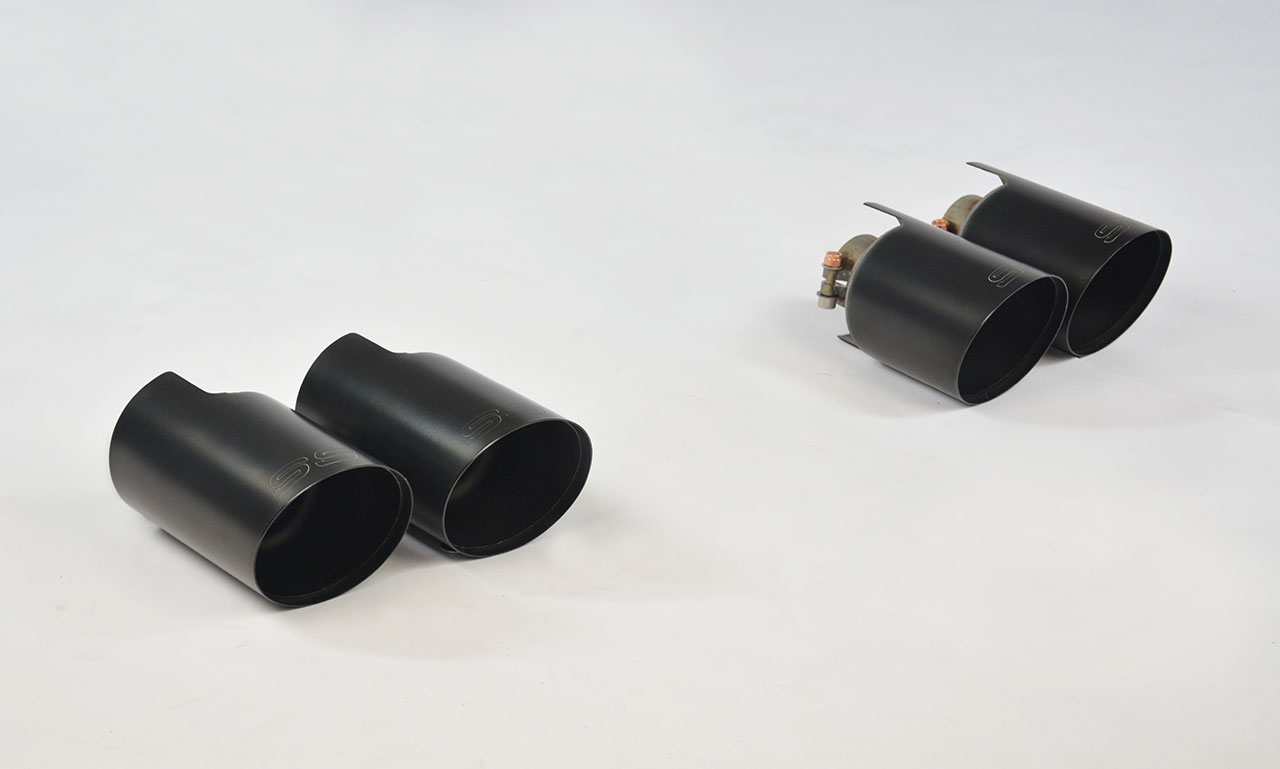 Kit terminali Racing-Gun Metal Grey Destro OO100 - Sinistro OO100 