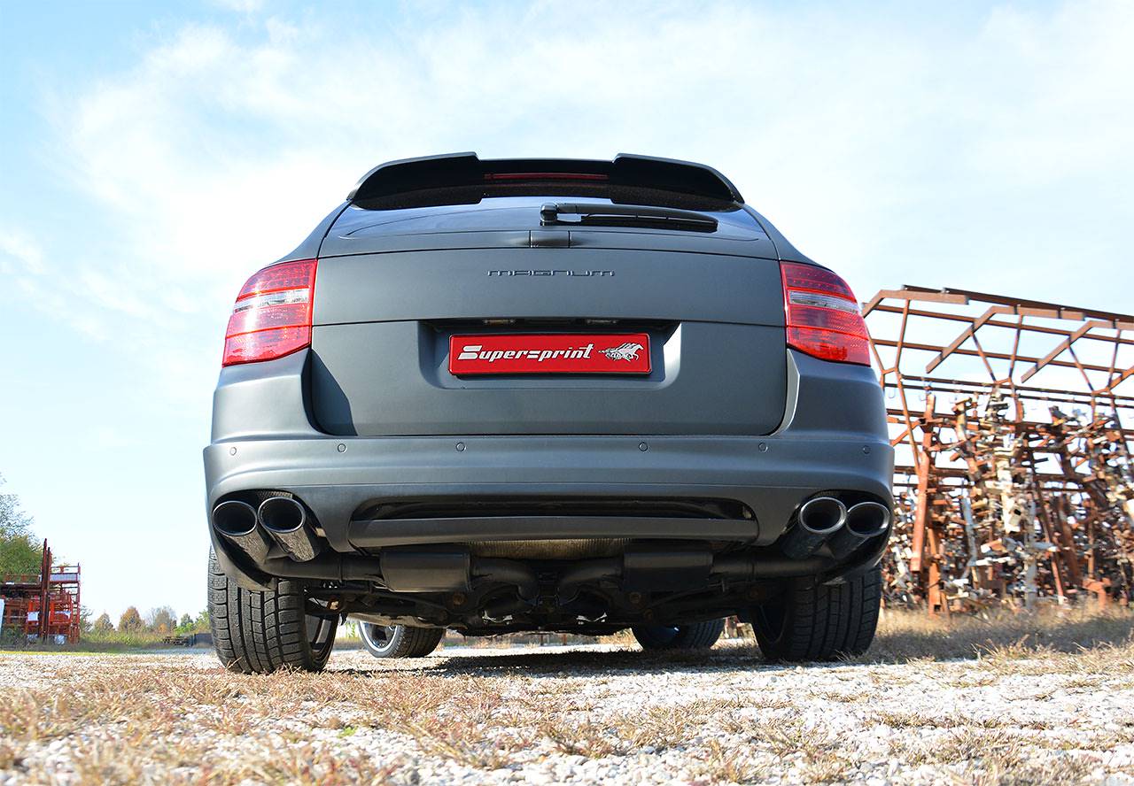 Performance sport exhaust for PORSCHE 957 CAYENNE GTS