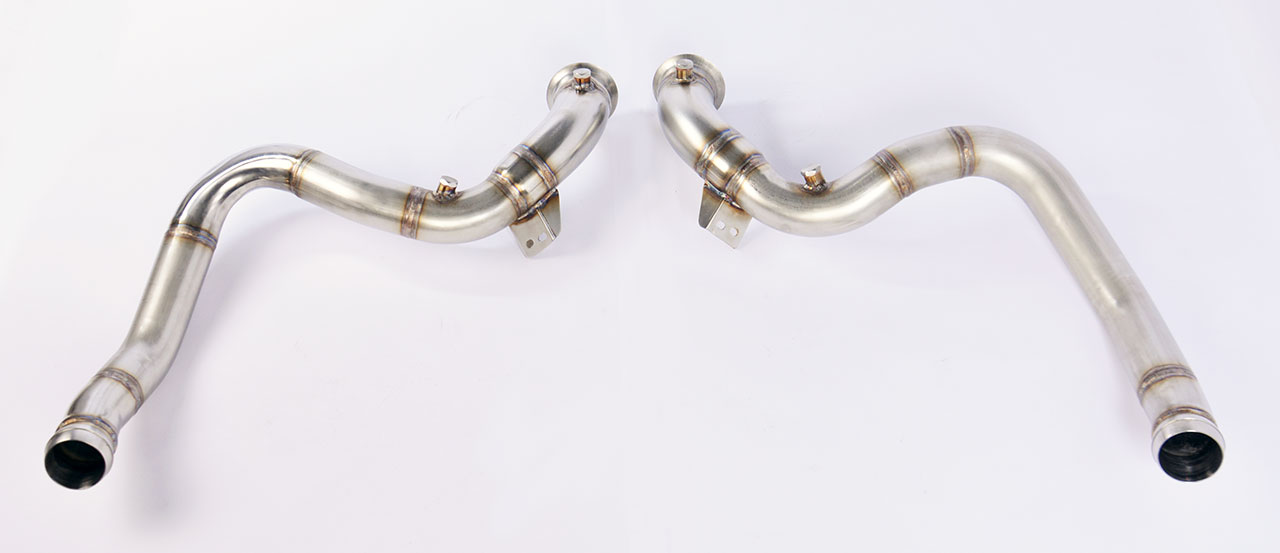 Descente tube Droite + Gauche (Suppression les catalyseurs primaires et secondaires)