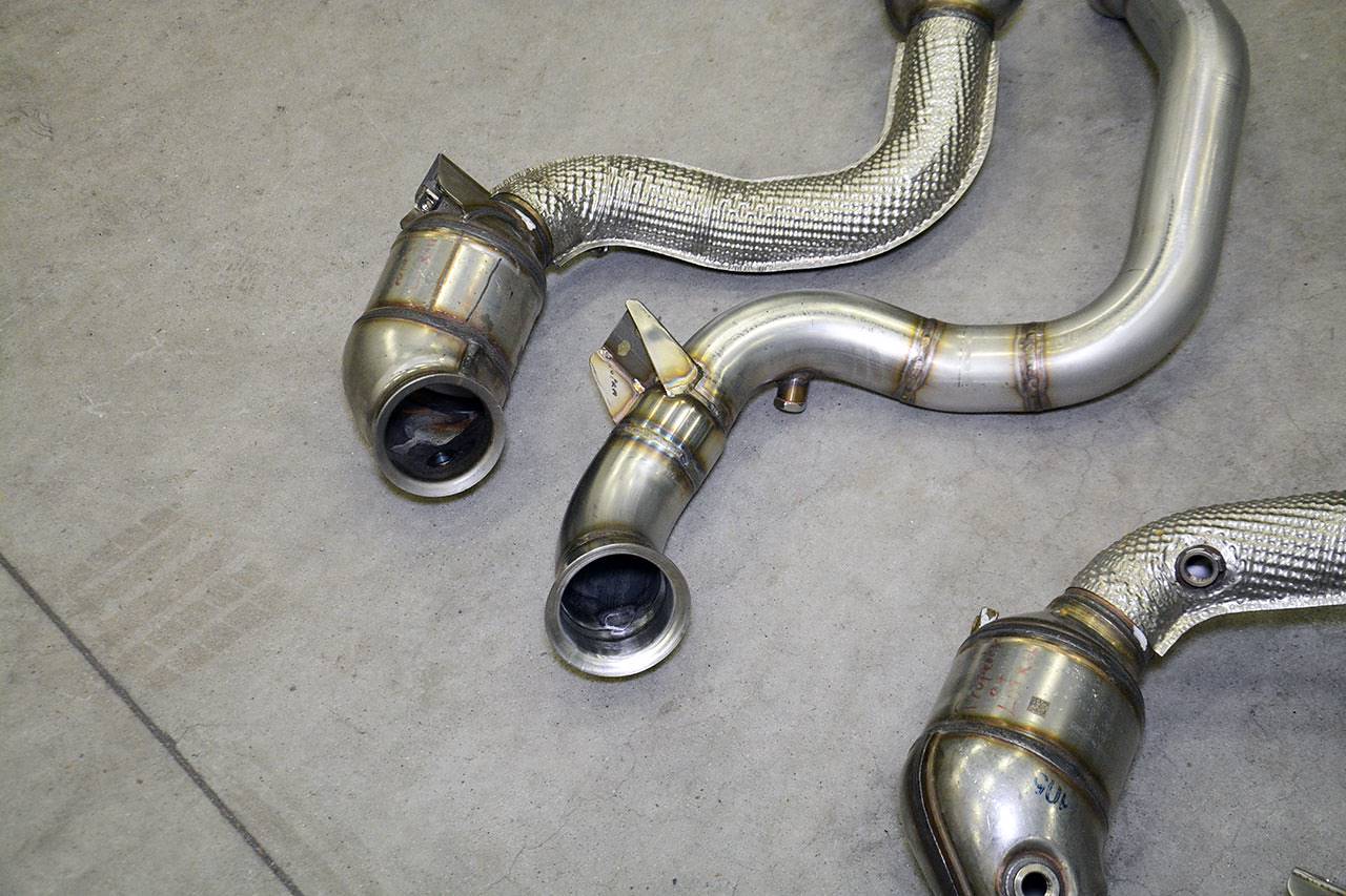 Descente tube Droite + Gauche (Suppression les catalyseurs primaires et secondaires)