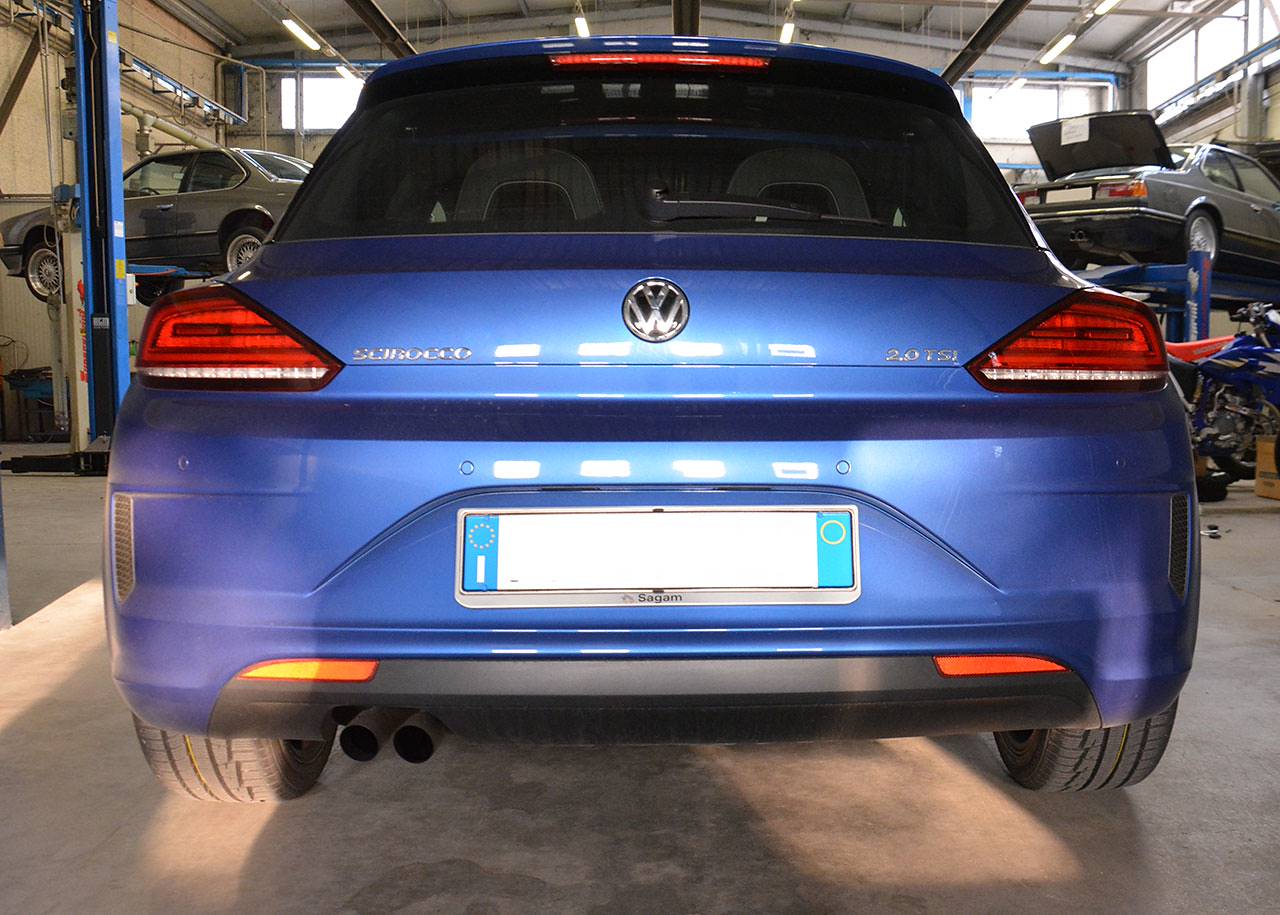 scarico akrapovic scirocco