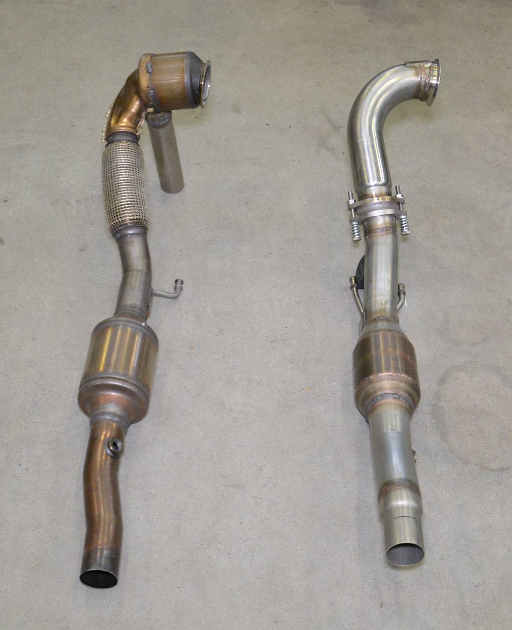 Turbo Descente tube +  Catalyseur métallique 100 CPSI