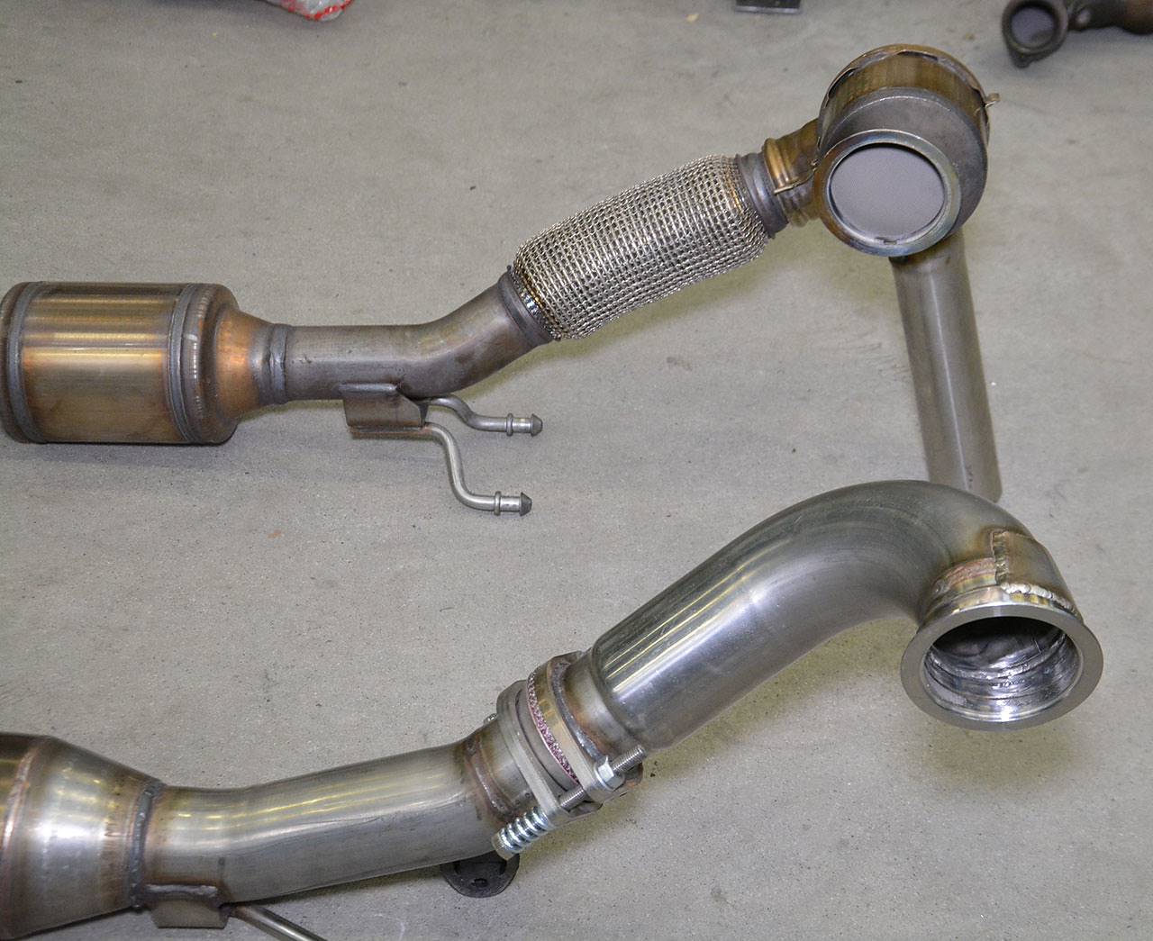 Kit tubo turbina + Catalizzatore metallico 100 CPSI
